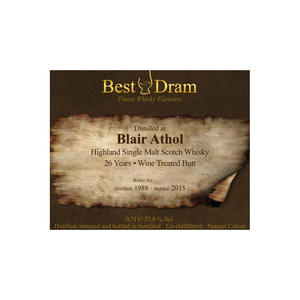 Blair Athol 1988 26 Years Single Malt Whisky 2