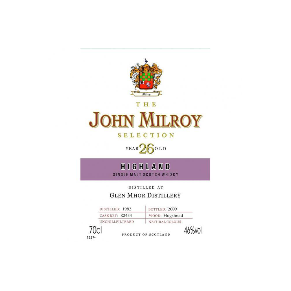 Glen Mhor 1982 26 Years Single Malt Whisky