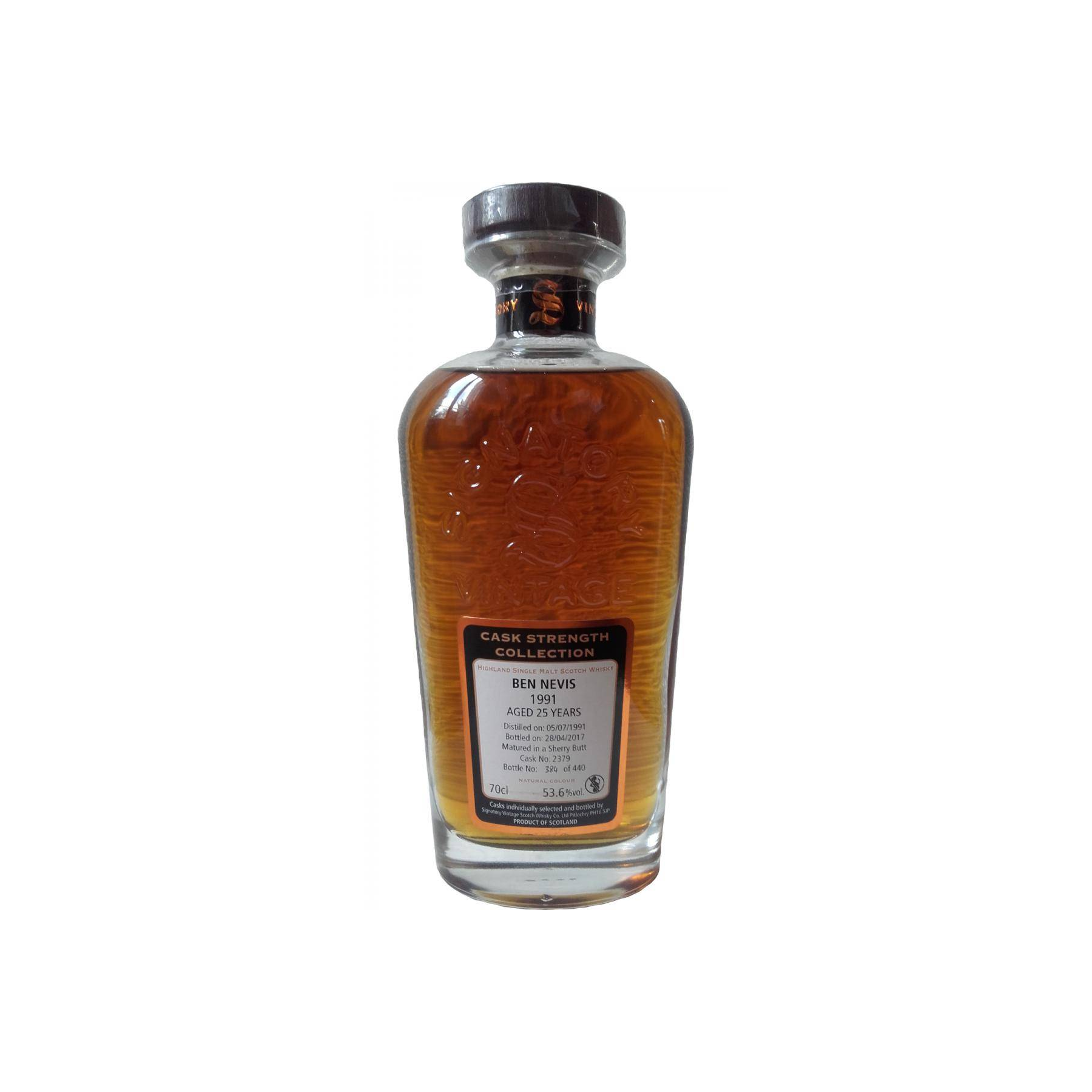 Ben Nevis Cask Strength Collection 1991 25 Years Single Malt Whisky