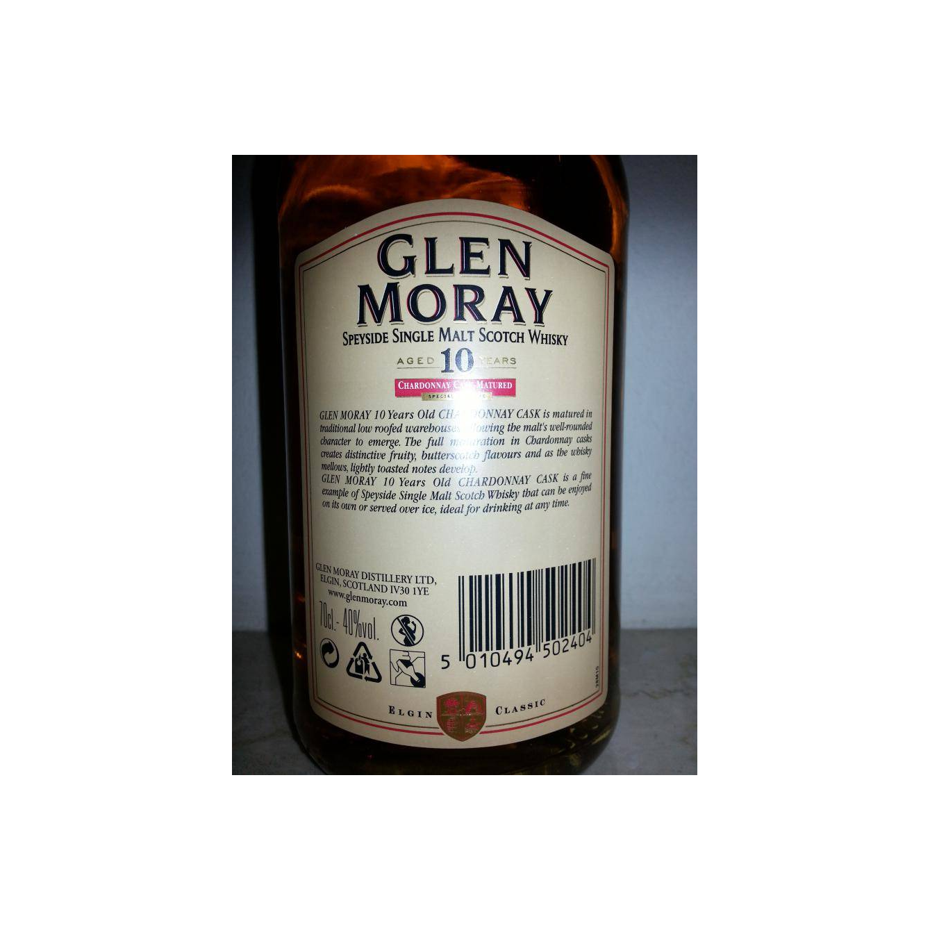 Glen Moray Special Reserve 10 Years Single Malt Whisky 3