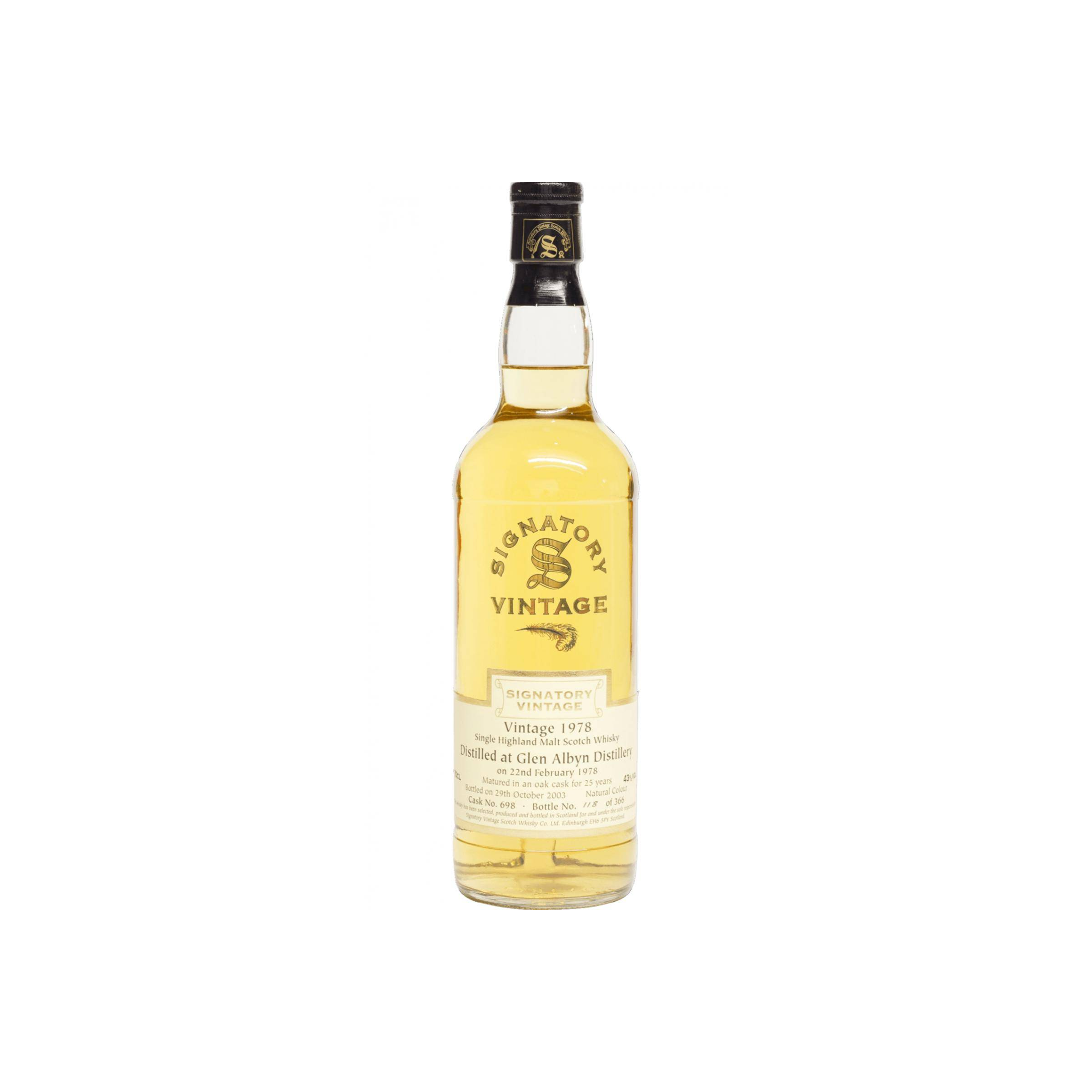 The Scotch Malt Whisky Society Vintage Collection 1978 25 Years Single Malt Whisky