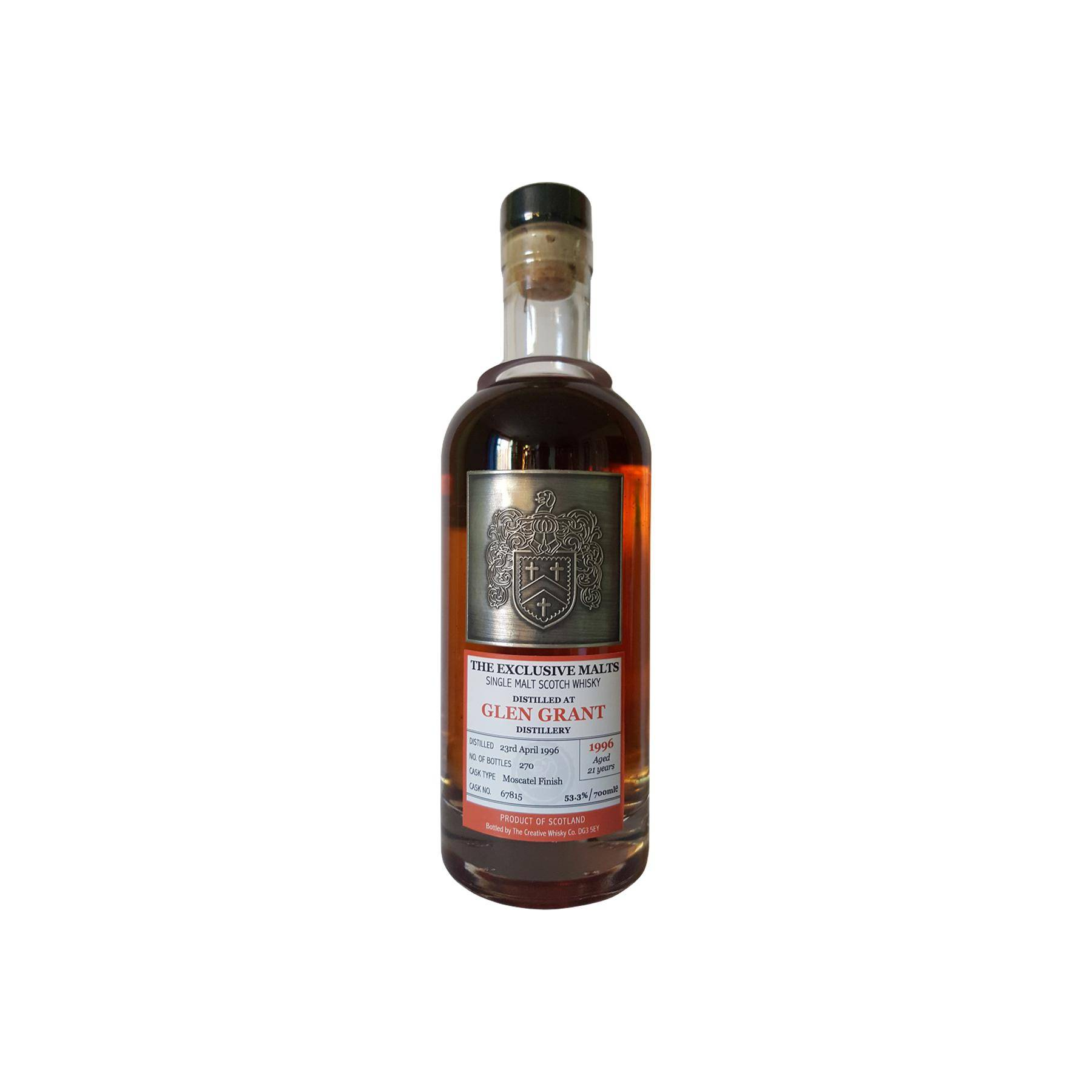 Glen Grant 1996 21 Years Single Malt Whisky
