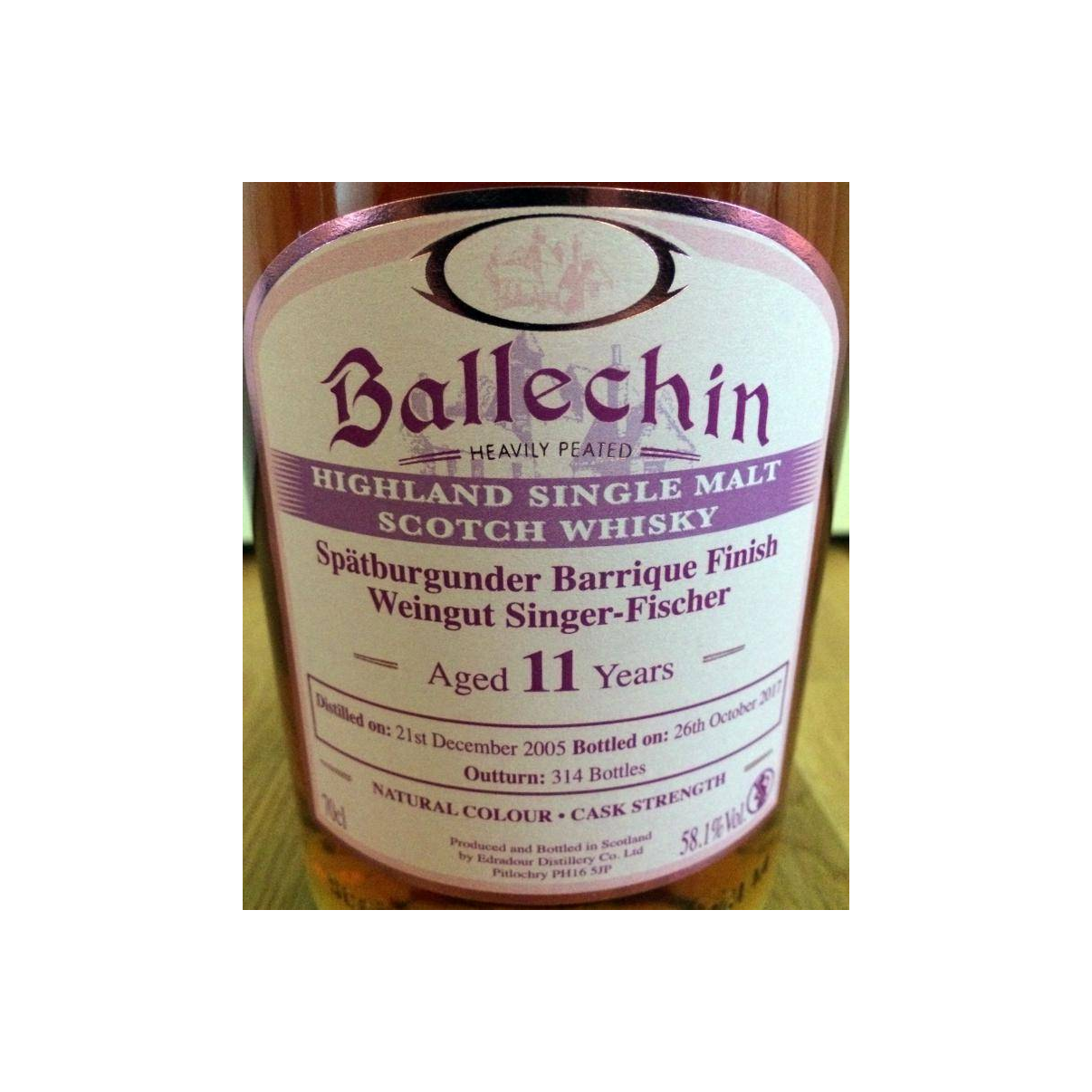 Ballechin 2005 11 Years Single Malt Whisky 2