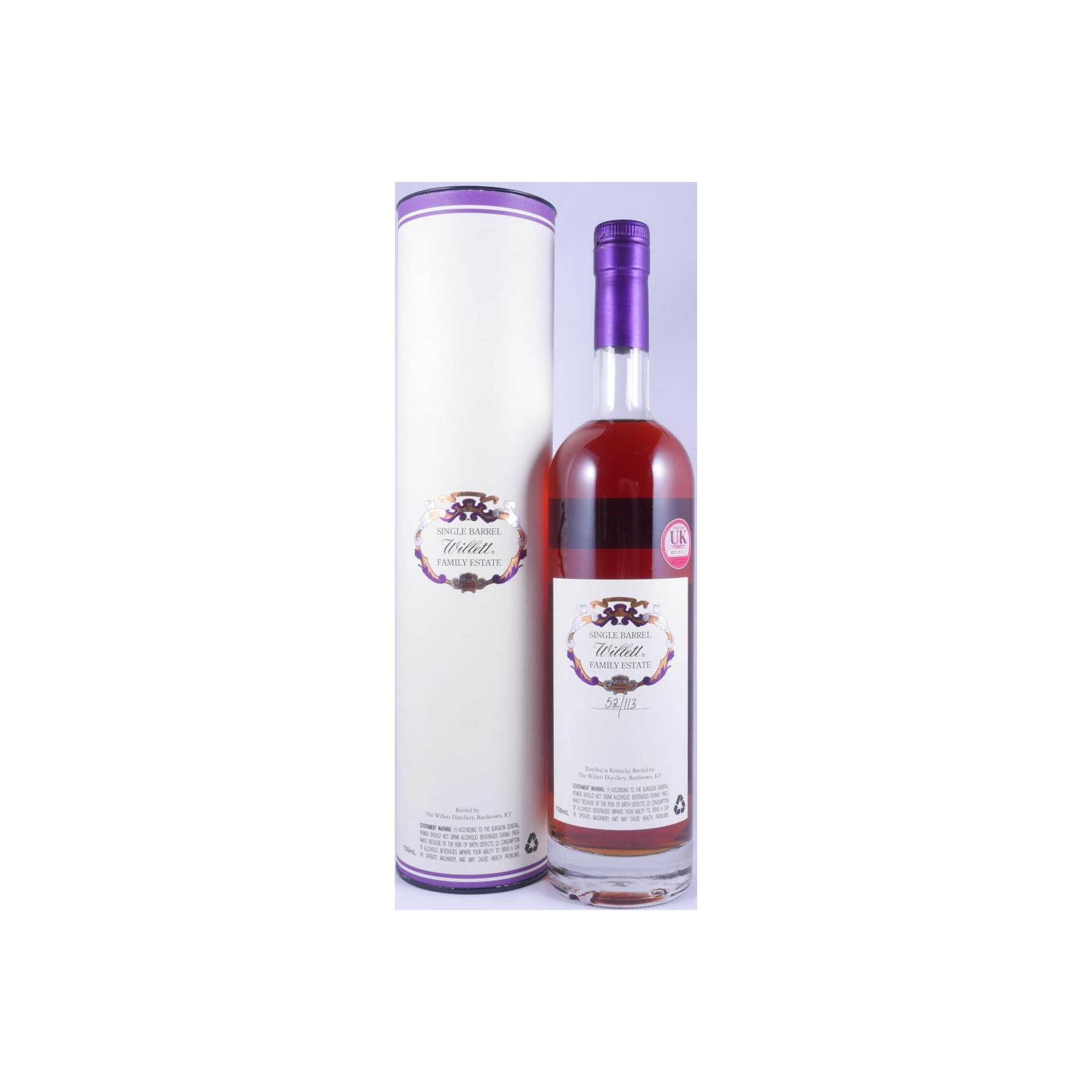 Willett Family Estate Bottled Single Barrel Bourbon 22 Years Bourbon Whisky 3