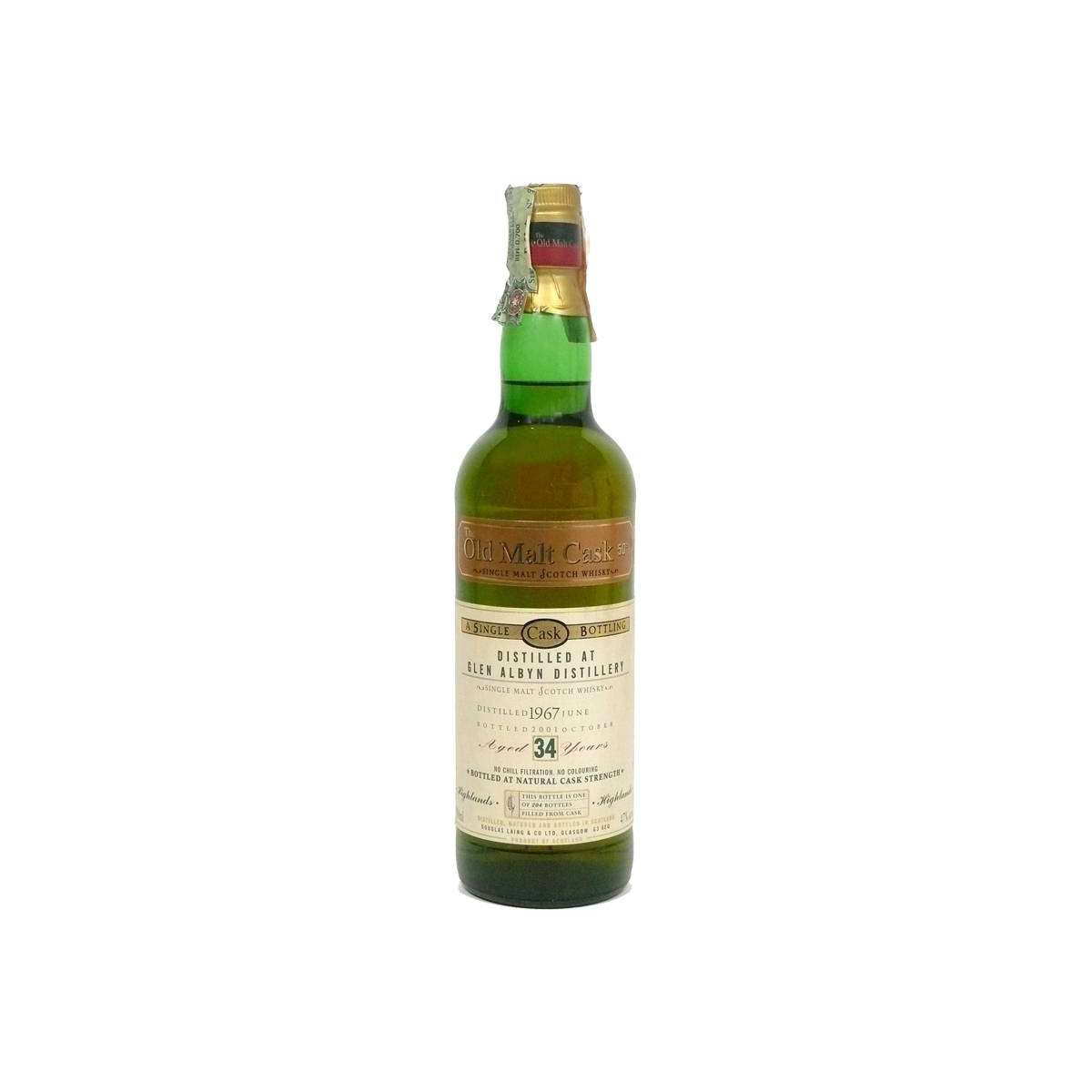 The Scotch Malt Whisky Society Old Malt Cask 1967 34 Years Single Malt Whisky