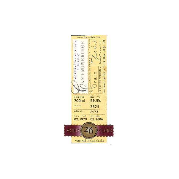 Cameronbridge Rare Auld 1979 27 Years Single Grain Whisky 2