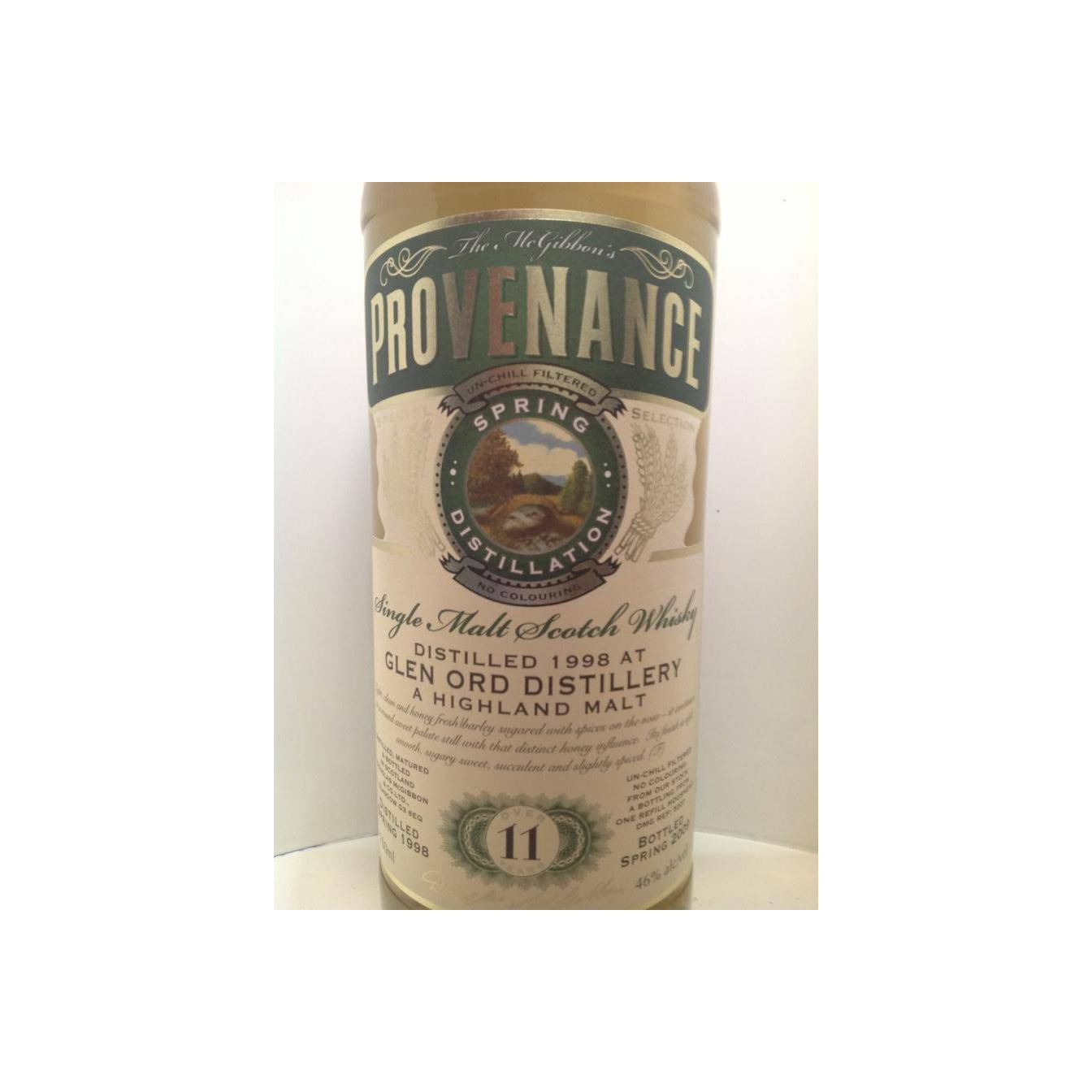 Glen Ord McGibbon's Provenance 1998 11 Years Single Malt Whisky 2