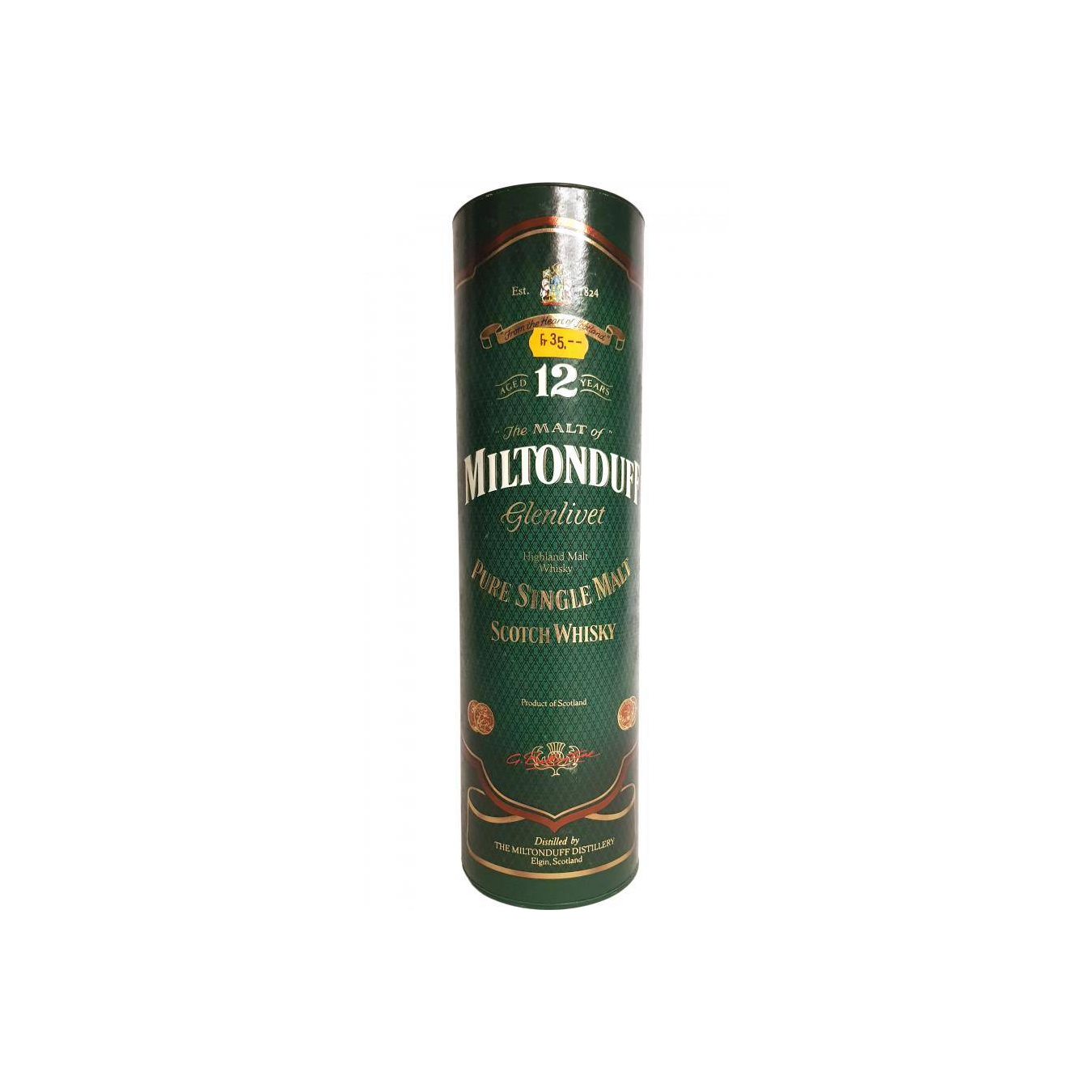 Miltonduff 12 Years Single Malt Whisky 3