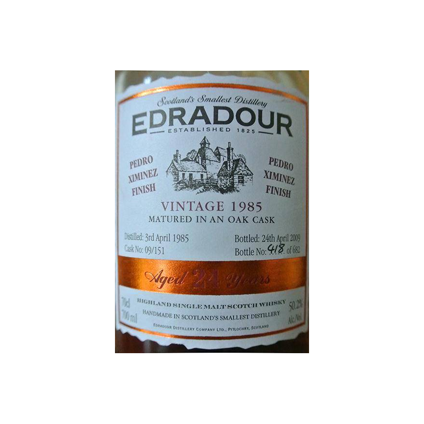 Edradour 1985 24 Years Single Malt Whisky 2