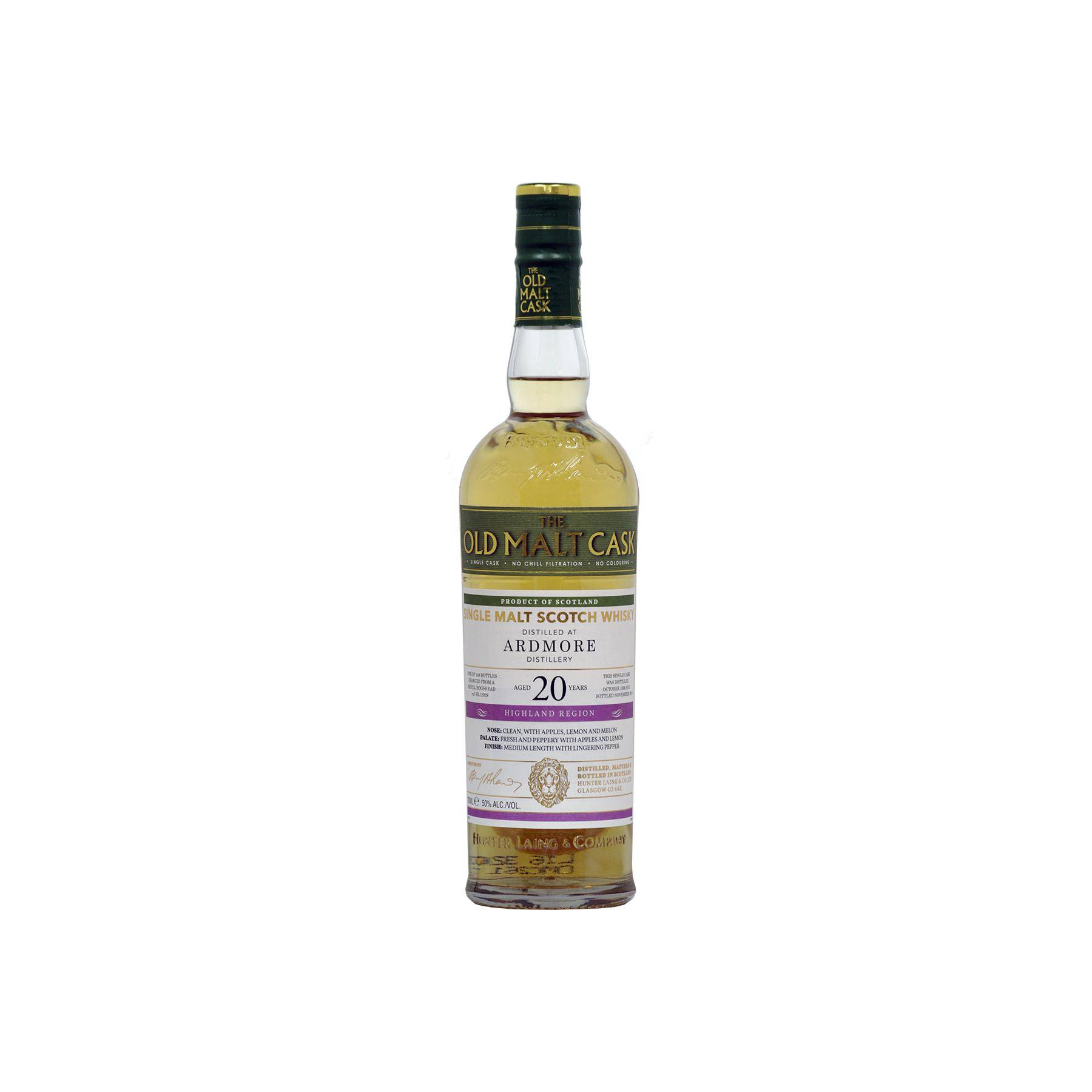 Ardmore Old Malt Cask 1996 20 Years Single Malt Whisky