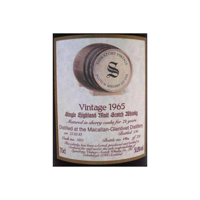 The Macallan Vintage Collection - Dumpy 1965 29 Years Single Malt Whisky 3