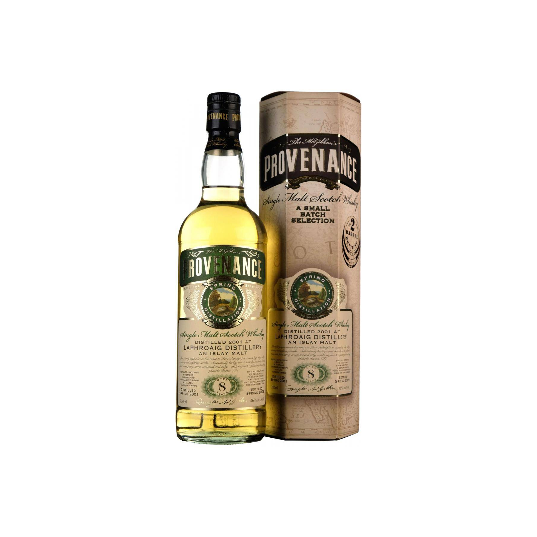 Laphroaig McGibbon's Provenance 2001 8 Years Single Malt Whisky 2