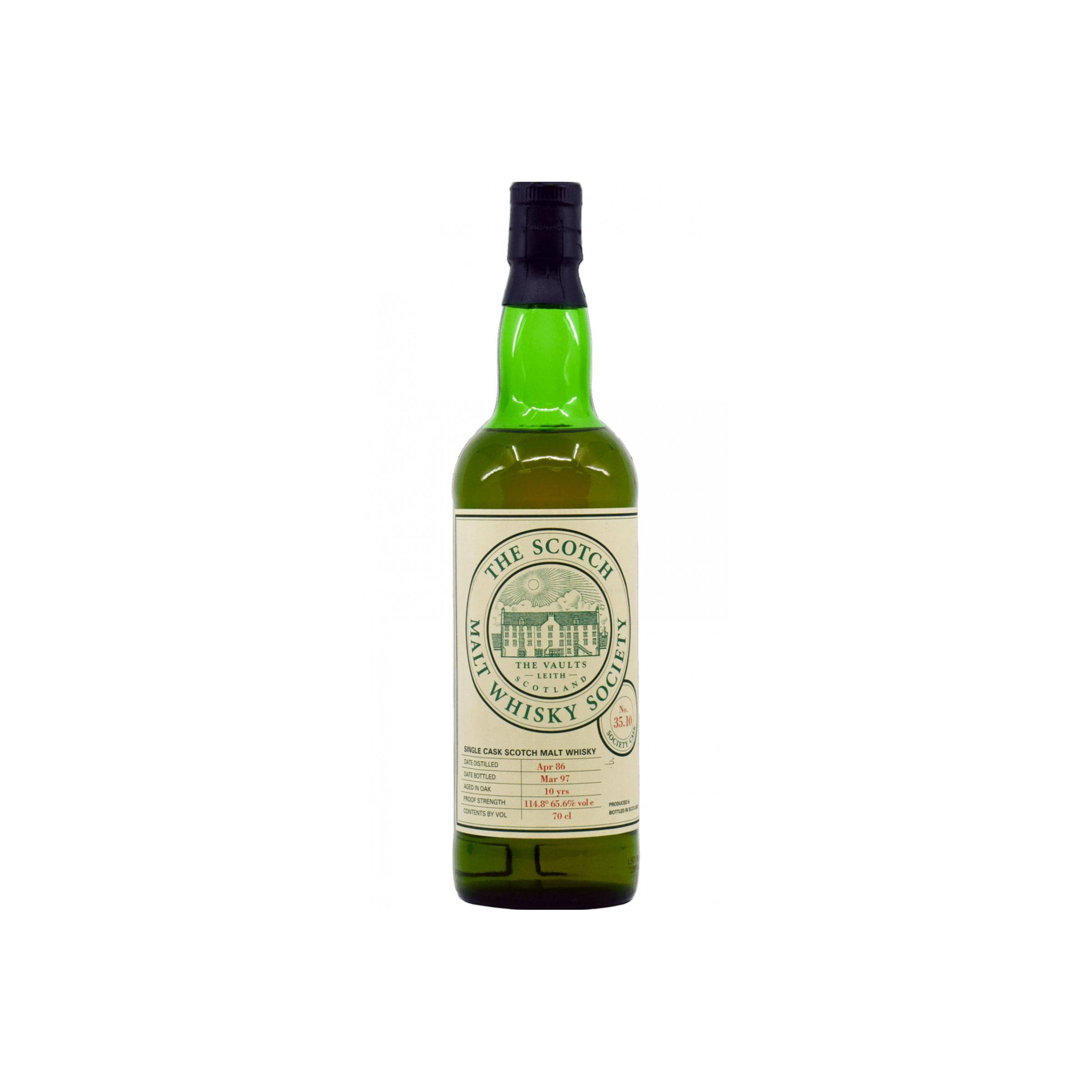 The Scotch Malt Whisky Society 1986 10 Years Single Malt Whisky