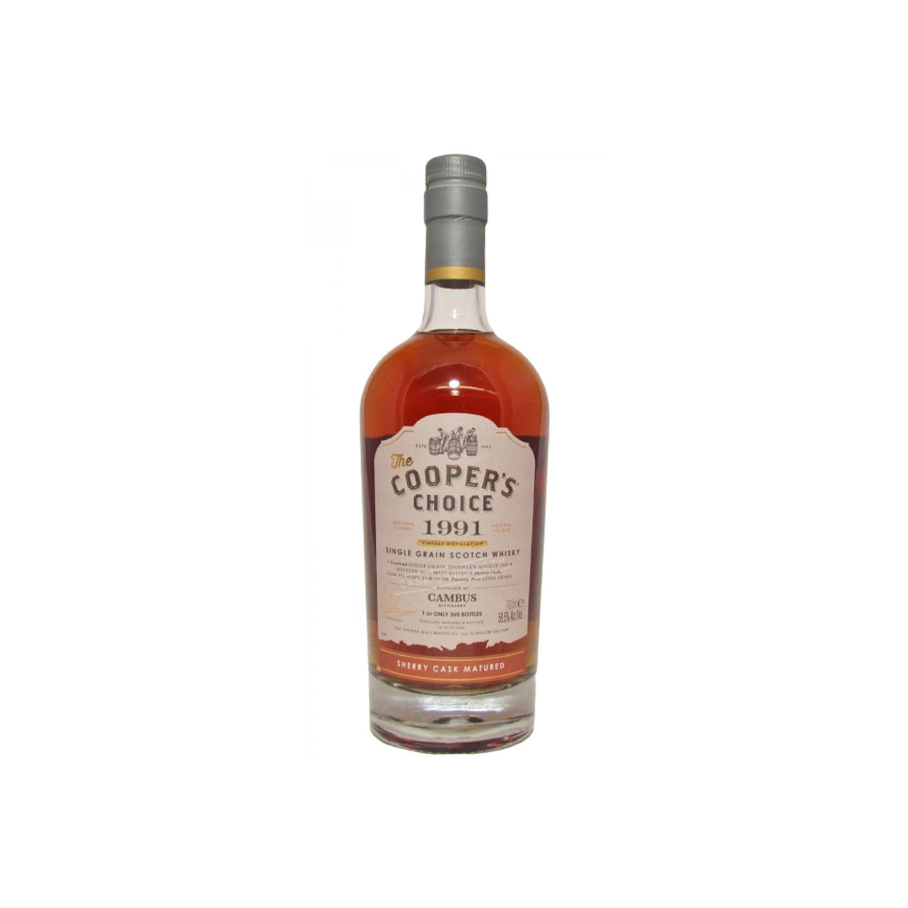 Cambus The Cooper's Choice 1991 25 Years Single Grain Whisky