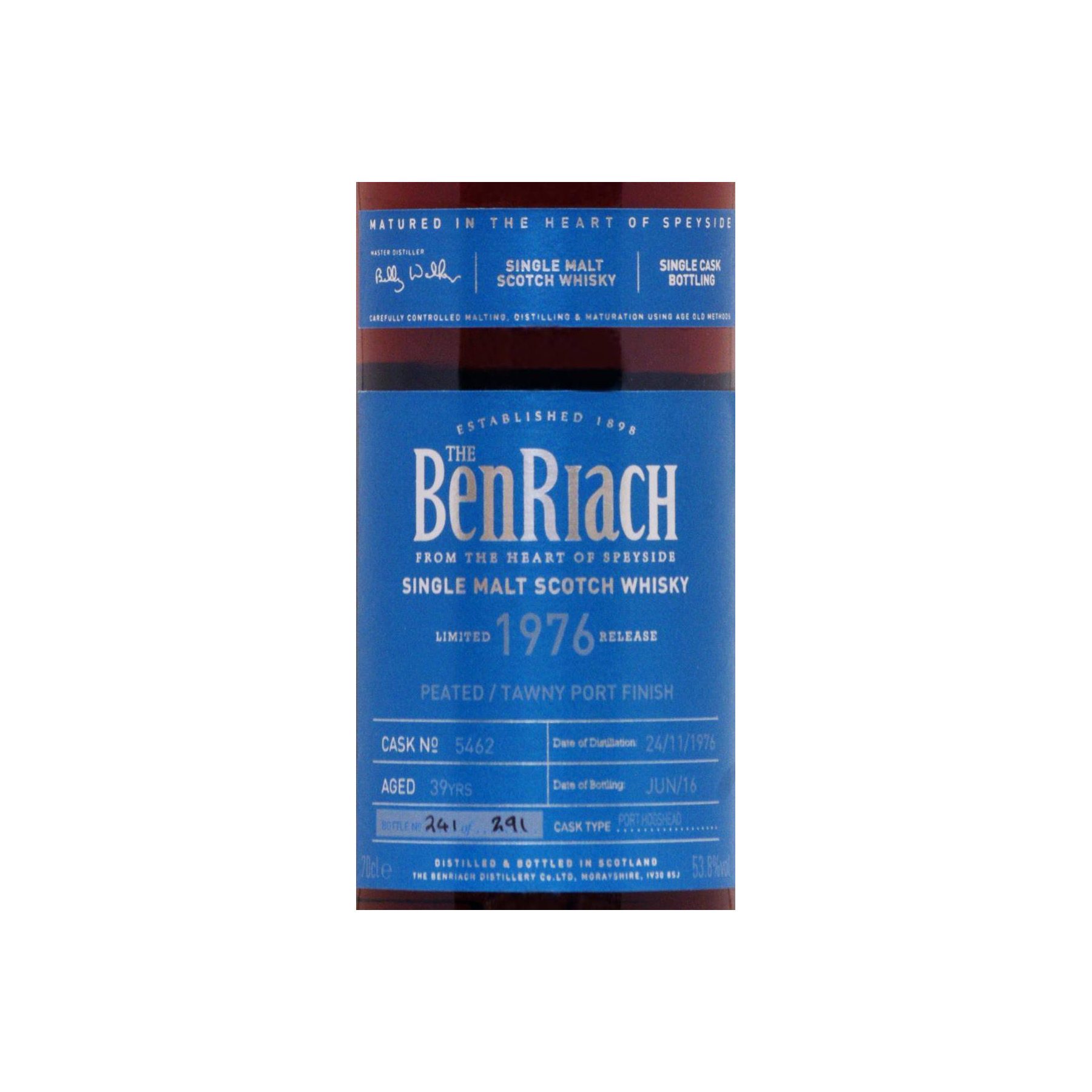 BenRiach 1976 39 Years Single Malt Whisky 2