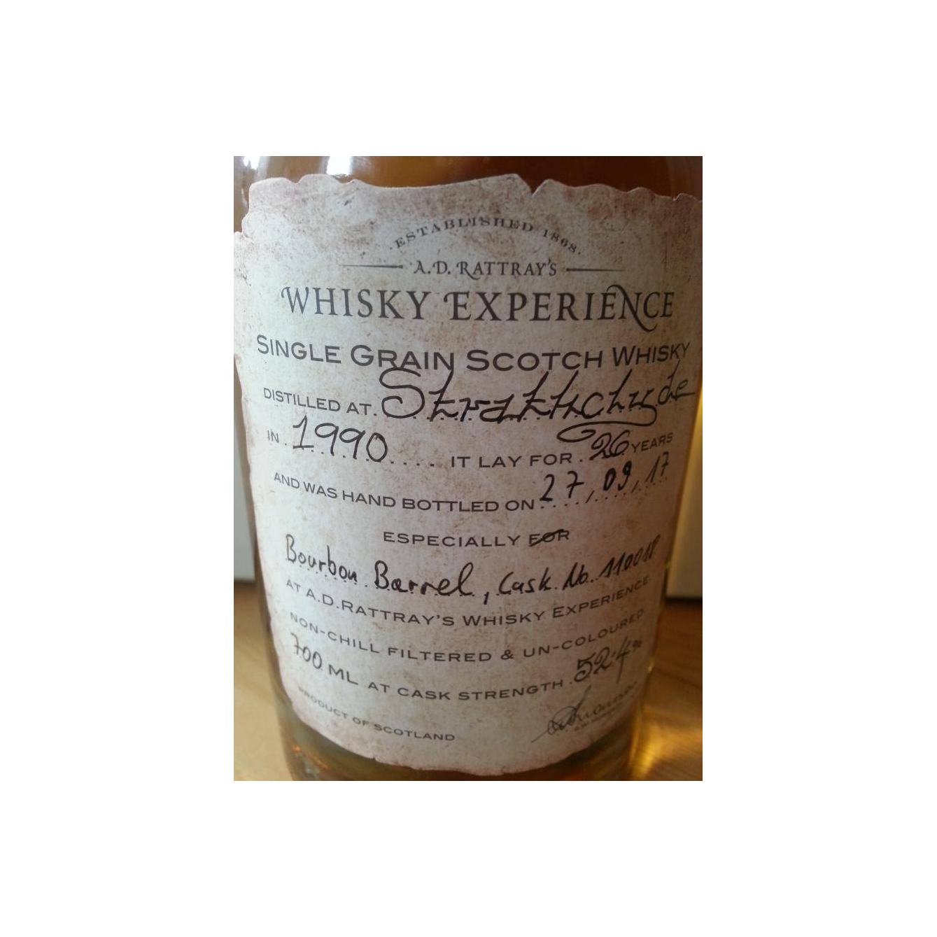 Strathclyde 1990 26 Years Single Grain Whisky 2