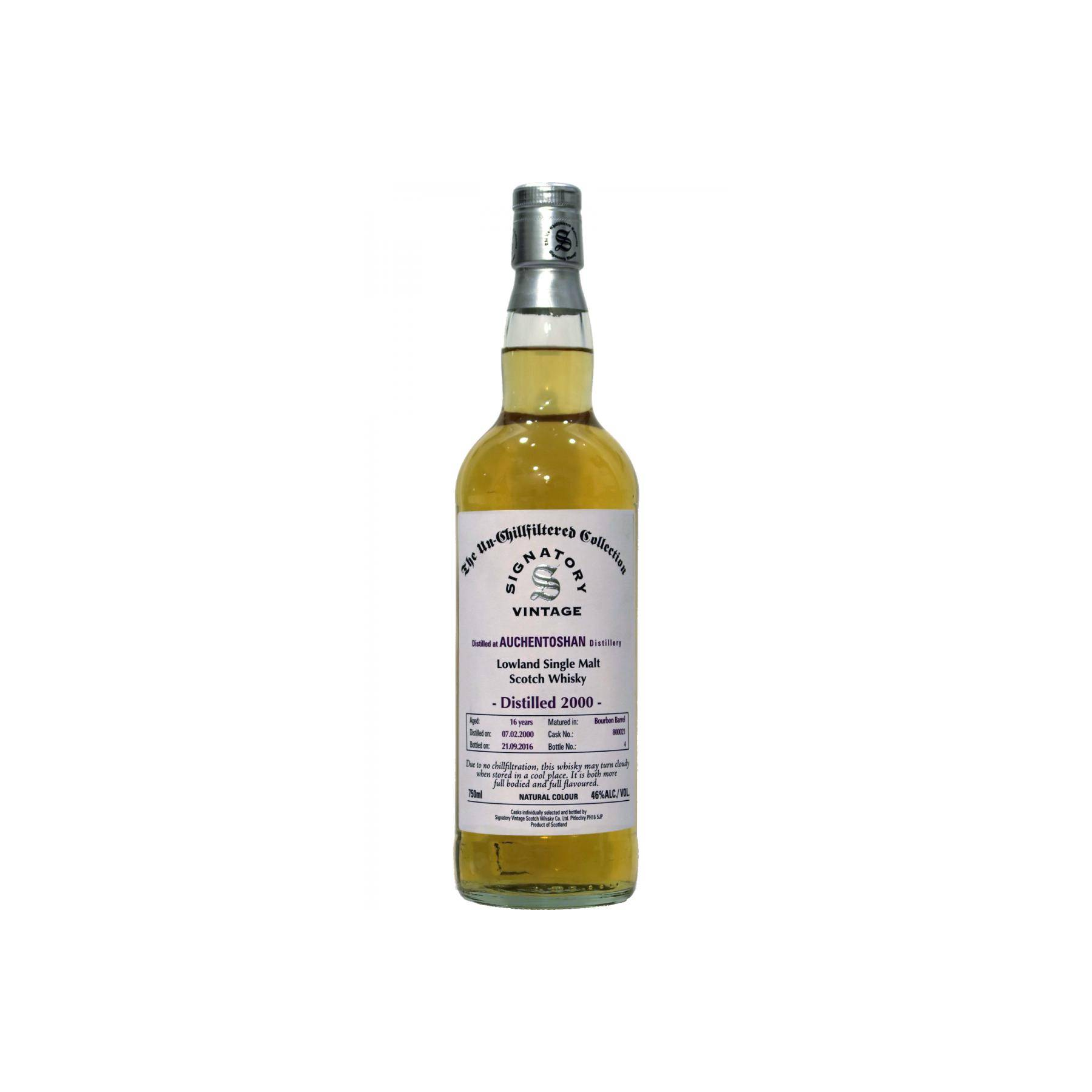 Auchentoshan The Un-Chillfiltered Collection 2000 16 Years Single Malt Whisky