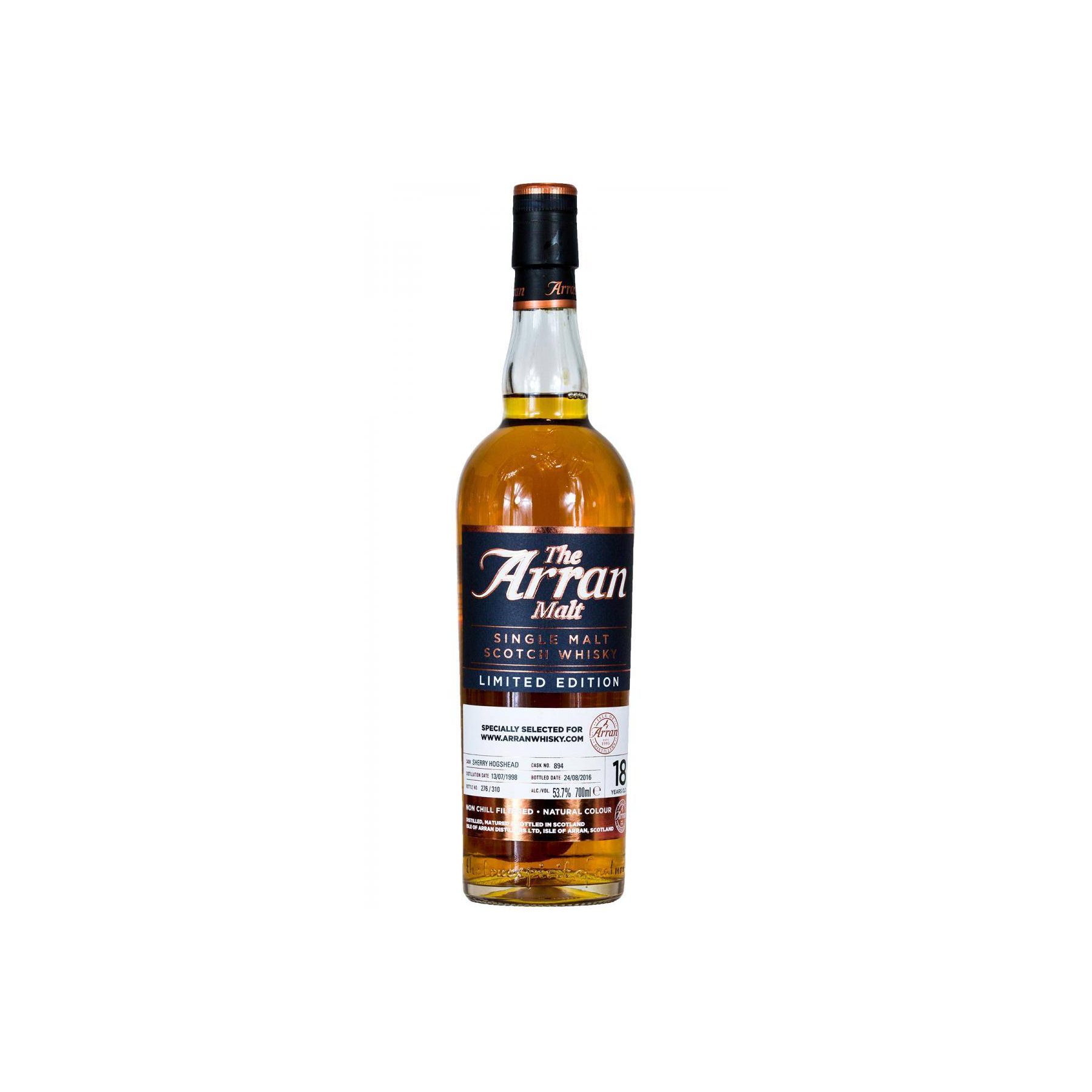 Arran Limited Edition 1998 18 Years Single Malt Whisky
