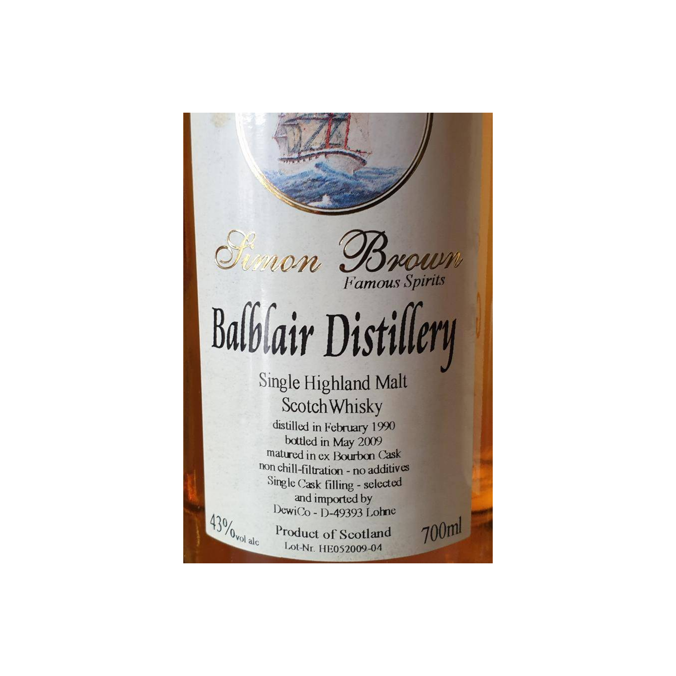Balblair 1990 19 Years Single Malt Whisky 3