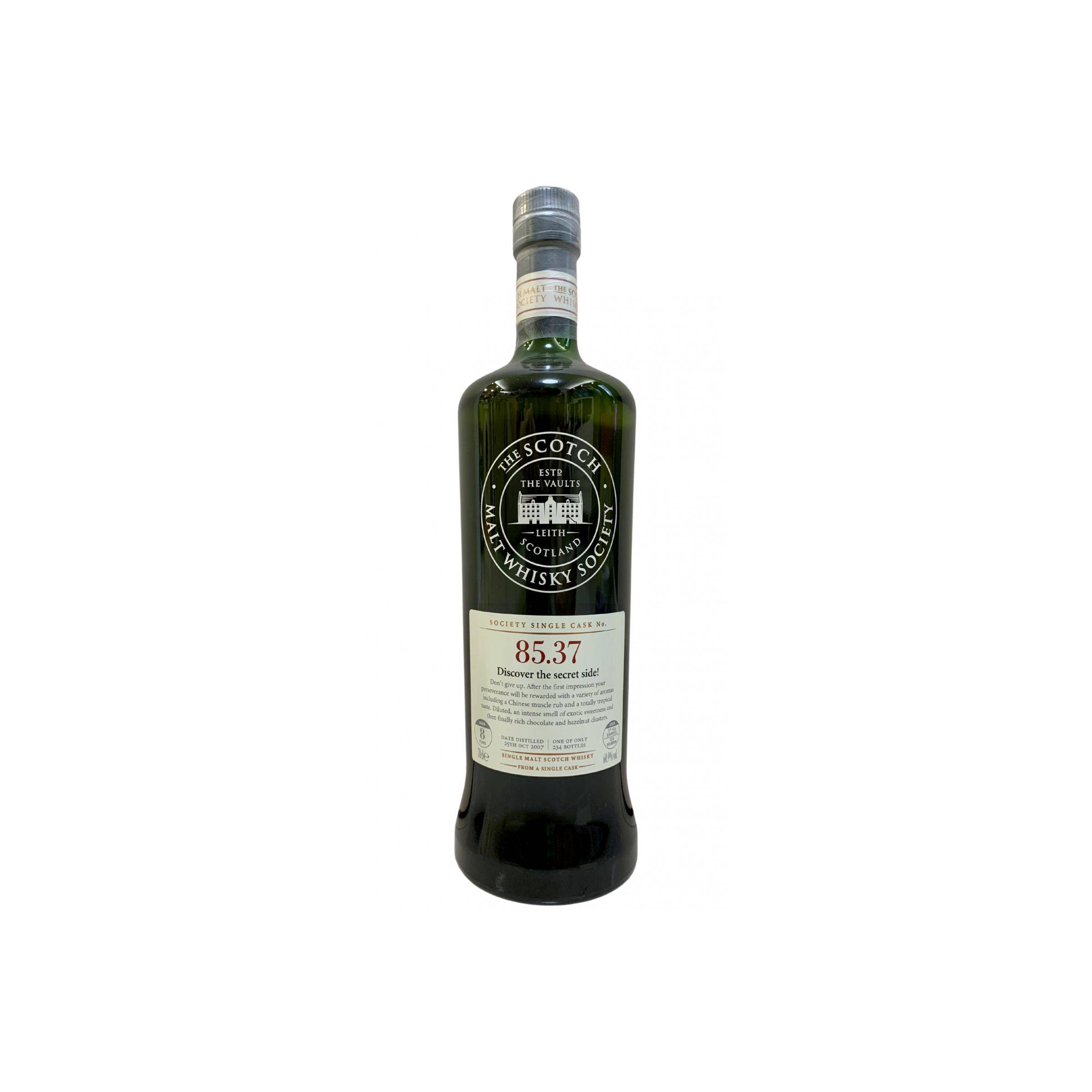The Scotch Malt Whisky Society 2007 8 Years Single Malt Whisky