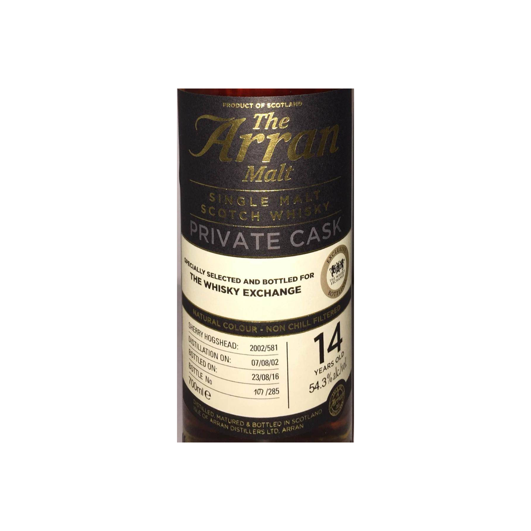 Arran Private Cask 2002 14 Years Single Malt Whisky 2