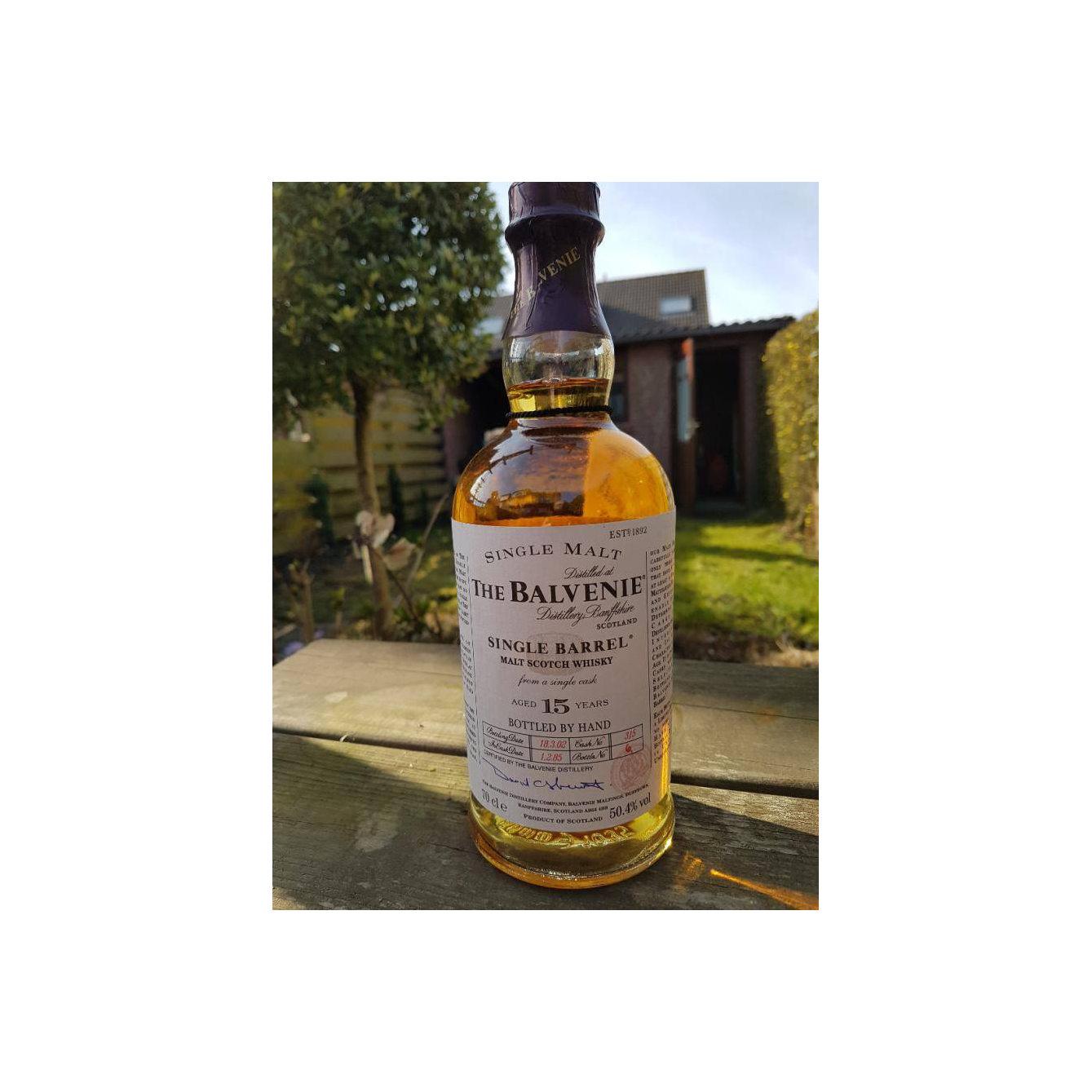 The Balvenie Single Cask 1985 15 Years Single Malt Whisky