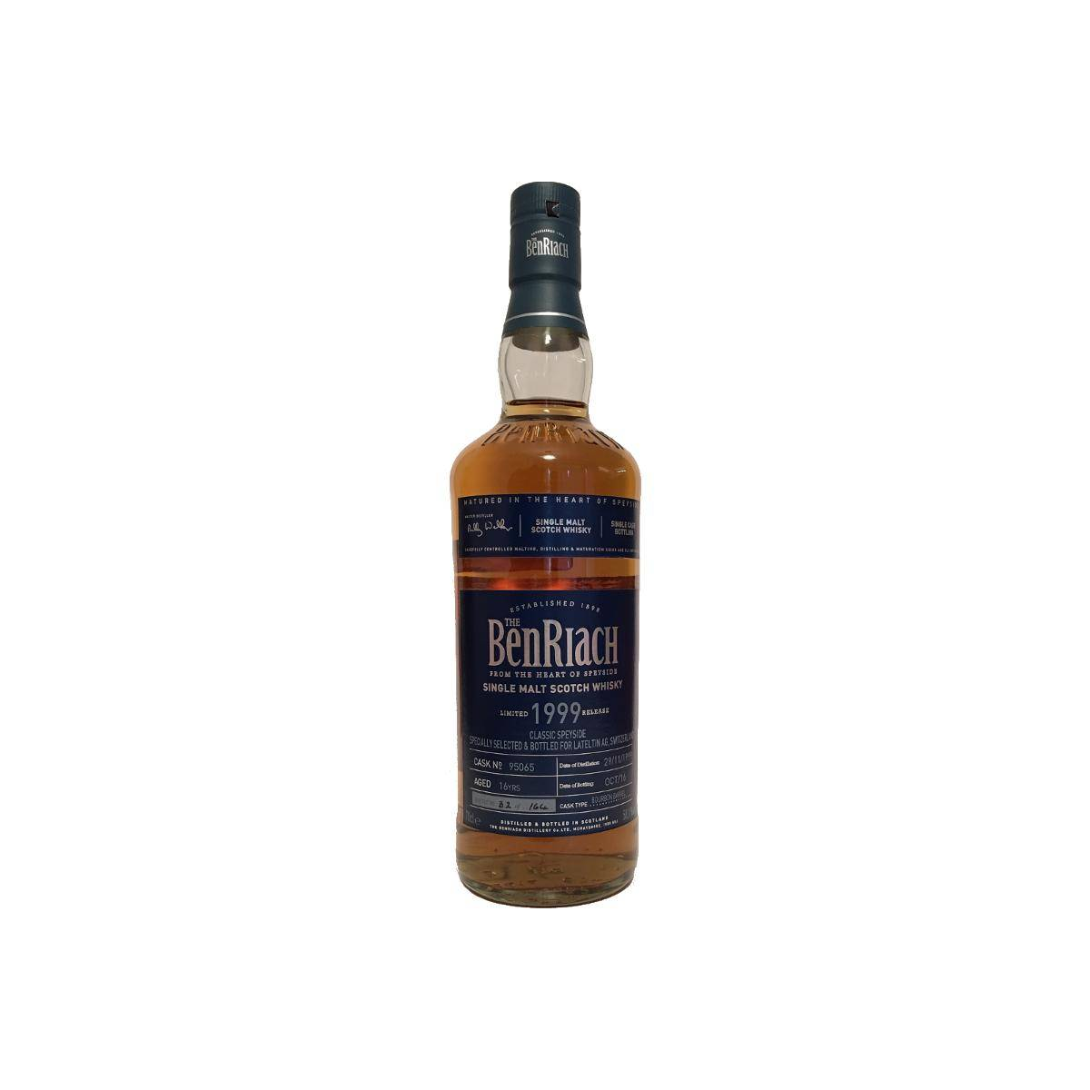 BenRiach Individual Cask Bottling 1999 16 Years Single Malt Whisky