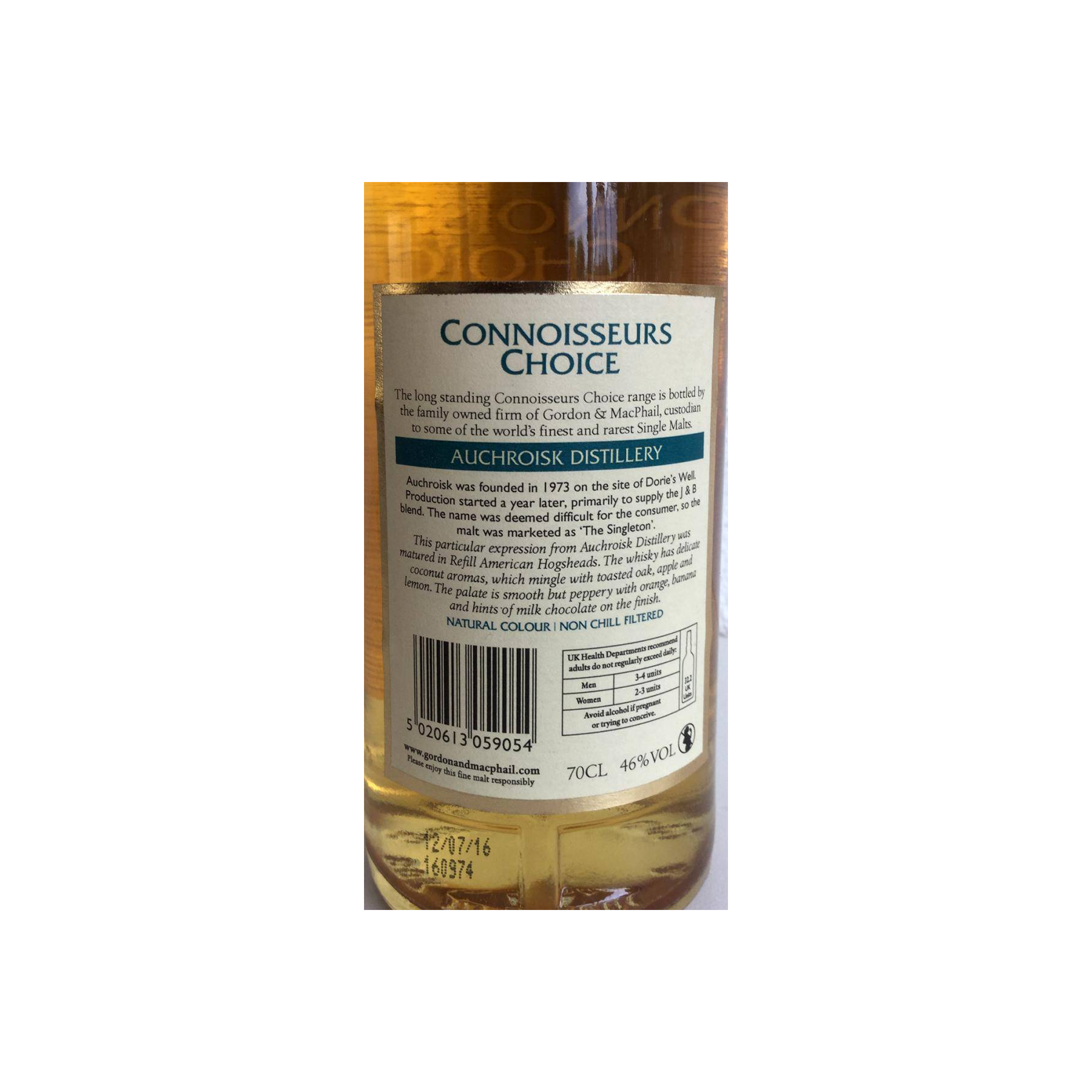 Auchroisk Connoisseurs Choice 2005 11 Years Single Malt Whisky