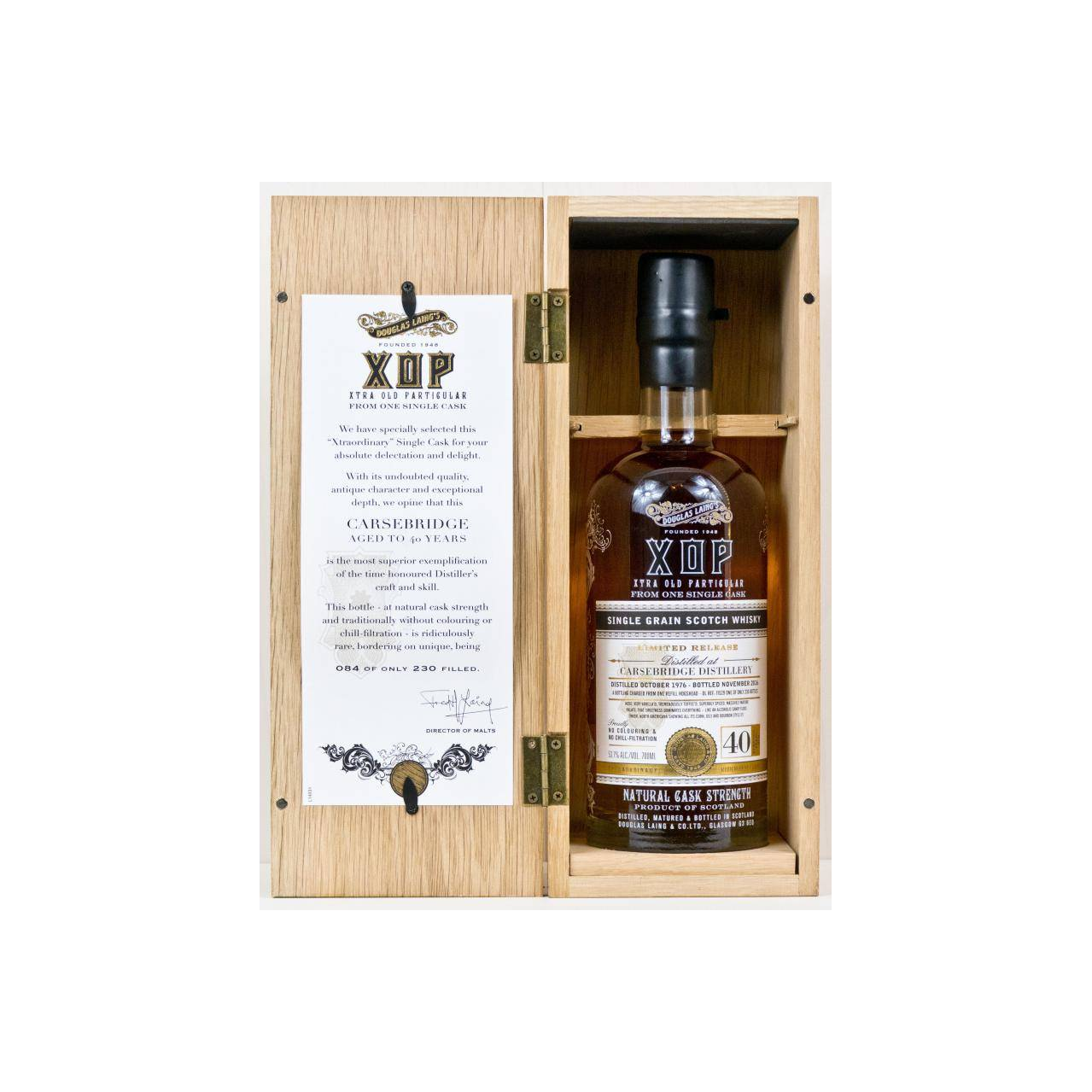 Carsebridge 1976 40 Years Single Grain Whisky 3