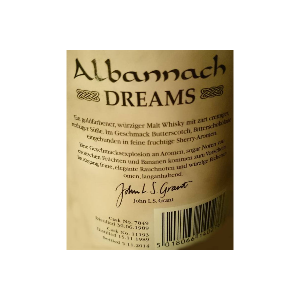 Glenfarclas 1989 24 Years Single Malt Whisky 2