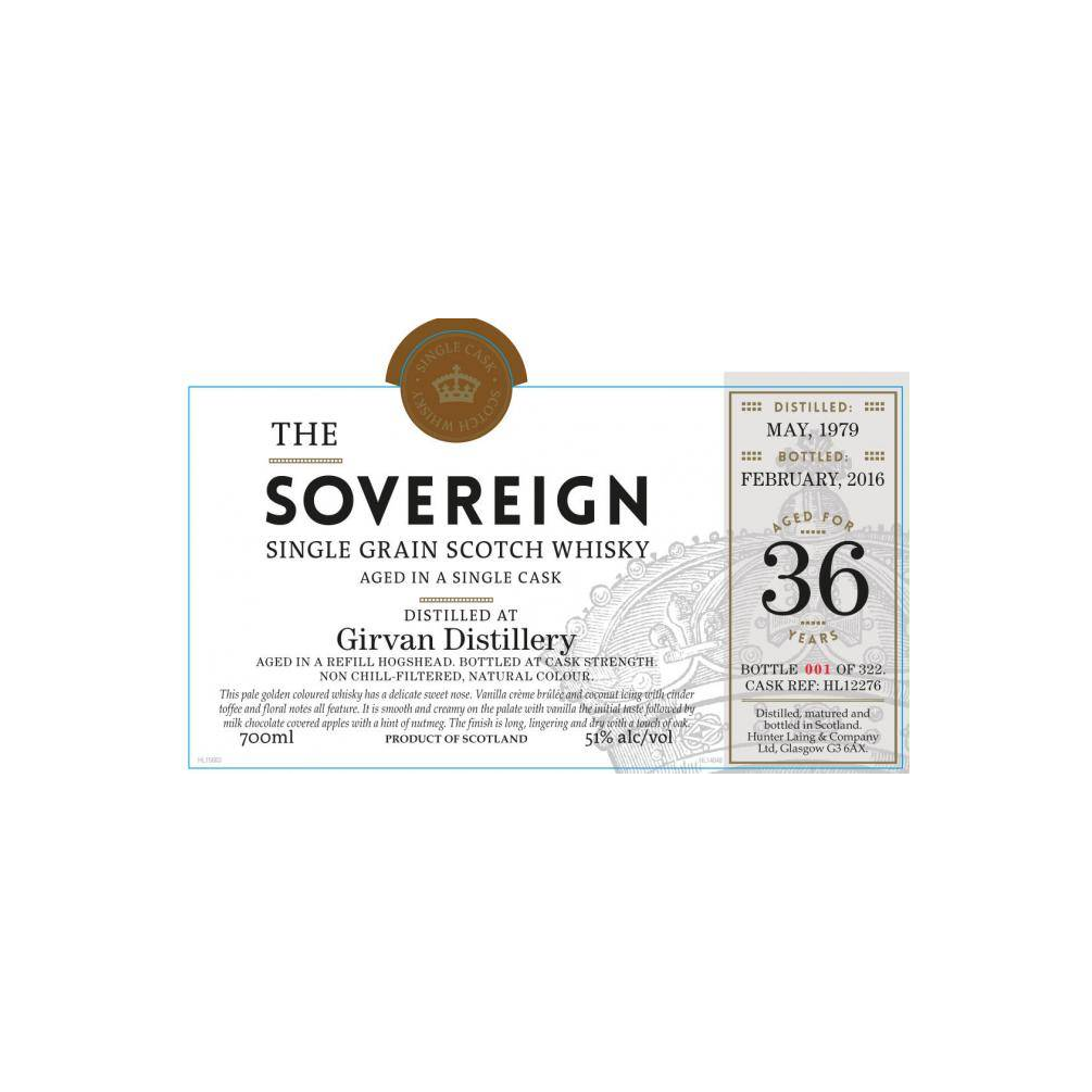 Girvan 1979 36 Years Single Grain Whisky