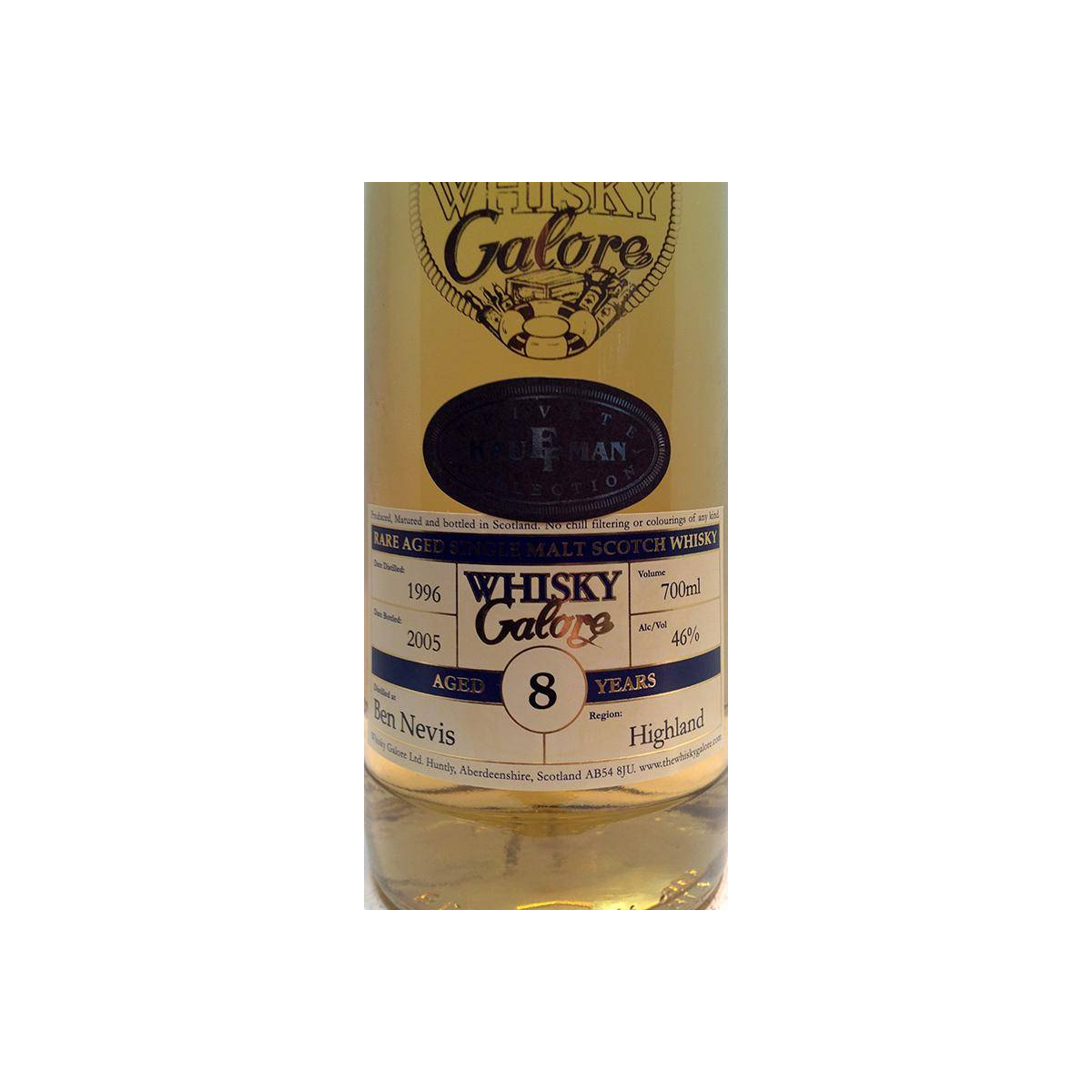 Ben Nevis 1996 8 Years Single Malt Whisky 2