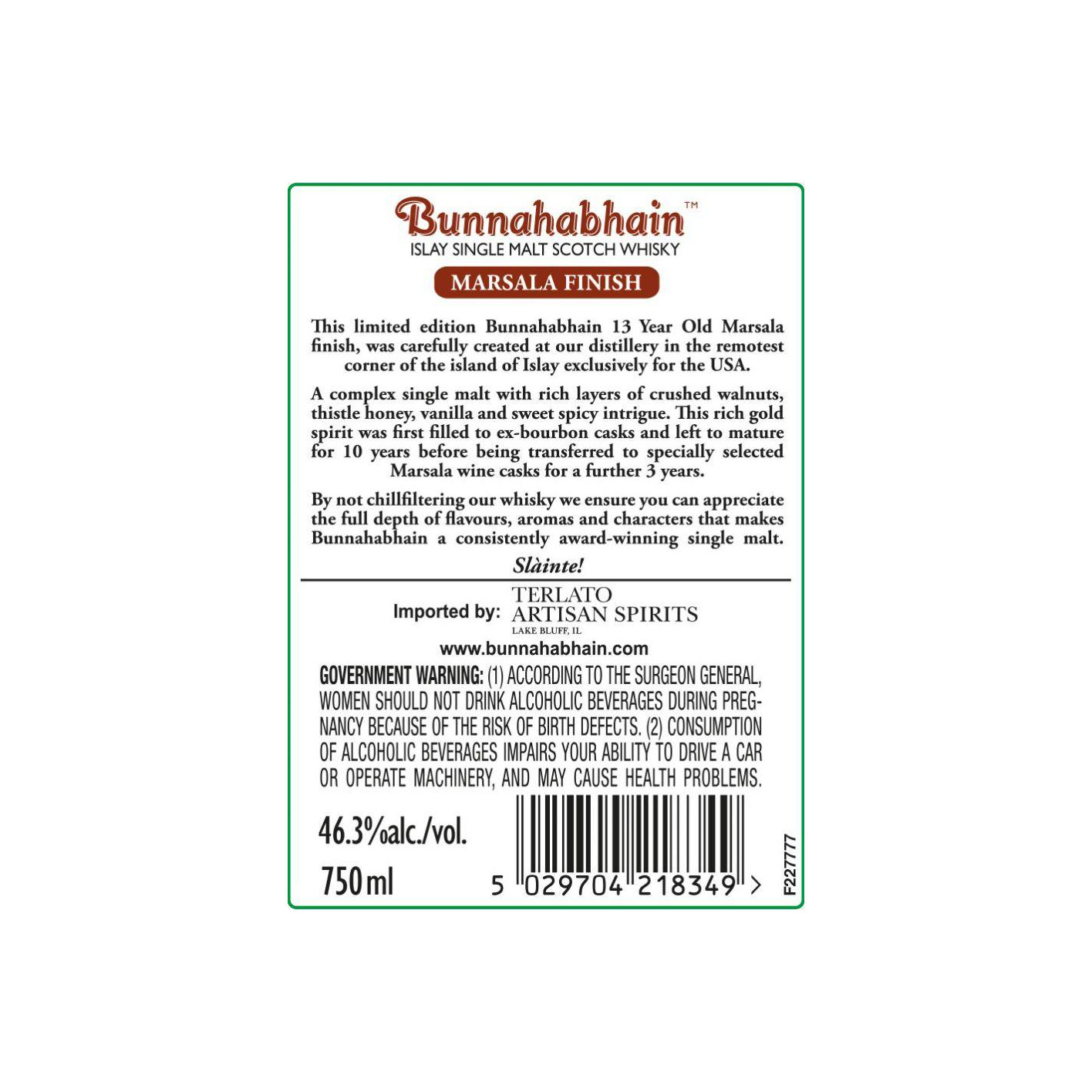 Bunnahabhain 13 Years Single Malt Whisky 3