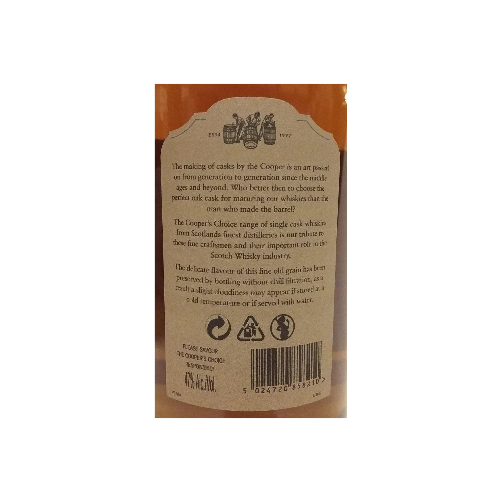 Cambus The Cooper's Choice 1991 26 Years Single Grain Whisky 3