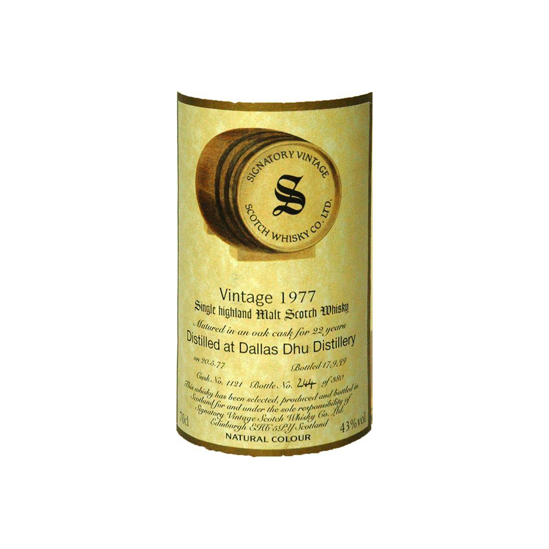 Dallas Dhu Vintage Collection 1977 22 Years Single Malt Whisky 2