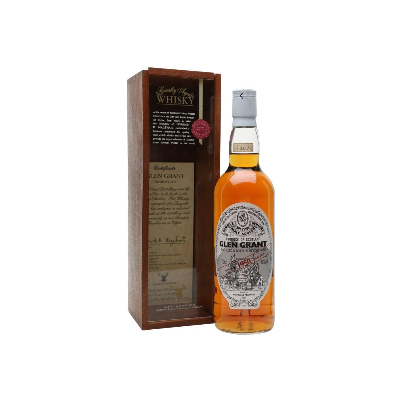 Glen Grant Licensed Bottling 1950 57 Years Single Malt Whisky 3