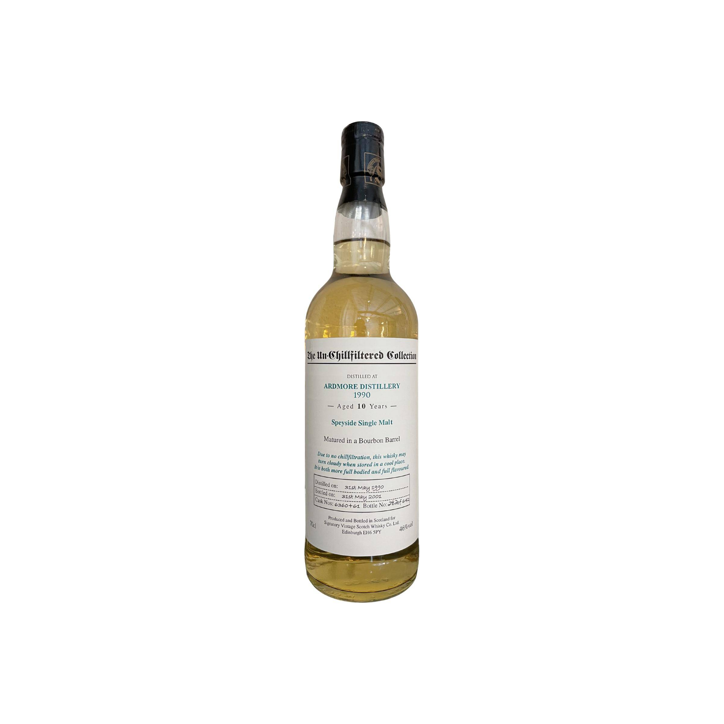 Ardmore The Un-Chillfiltered Collection 1990 10 Years Single Malt Whisky