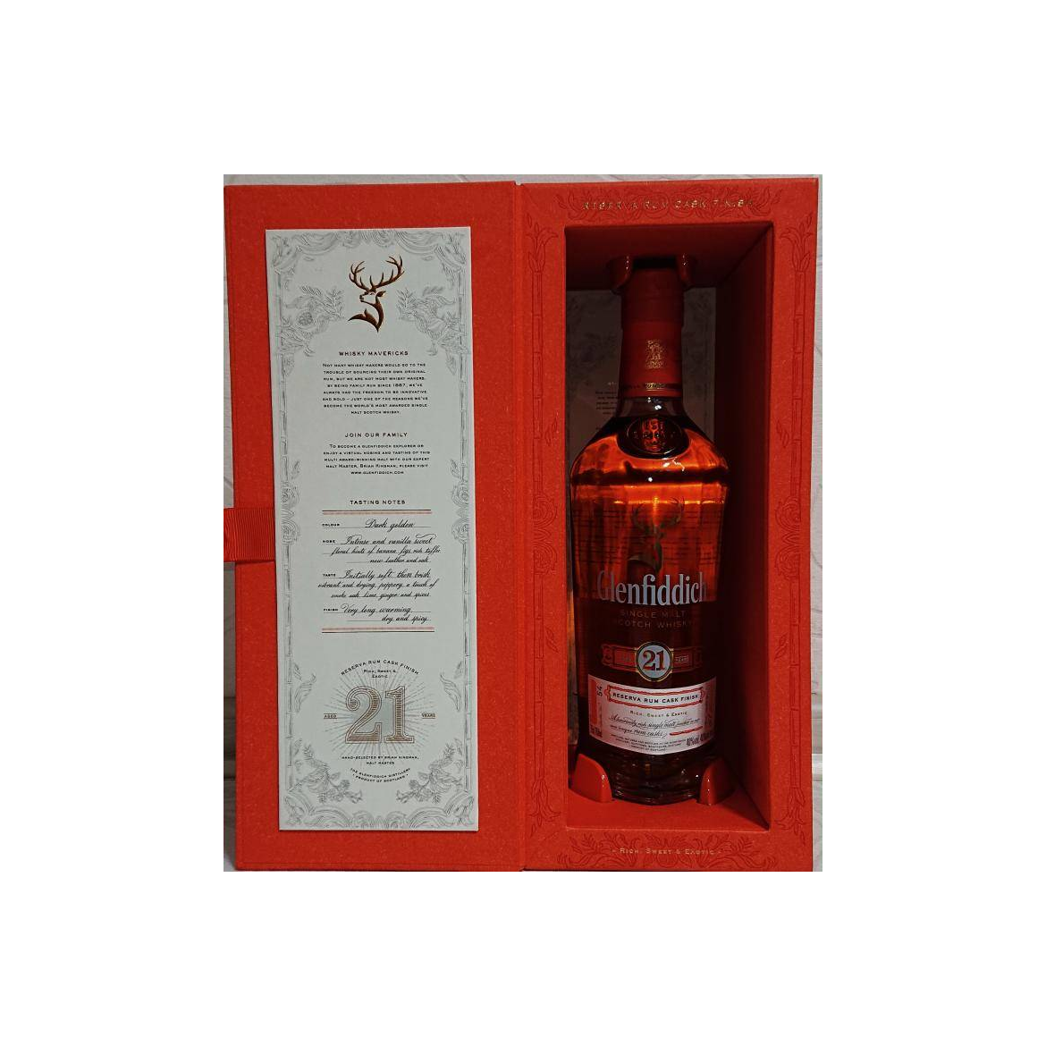Glenfiddich 21 Years Single Malt Whisky 2