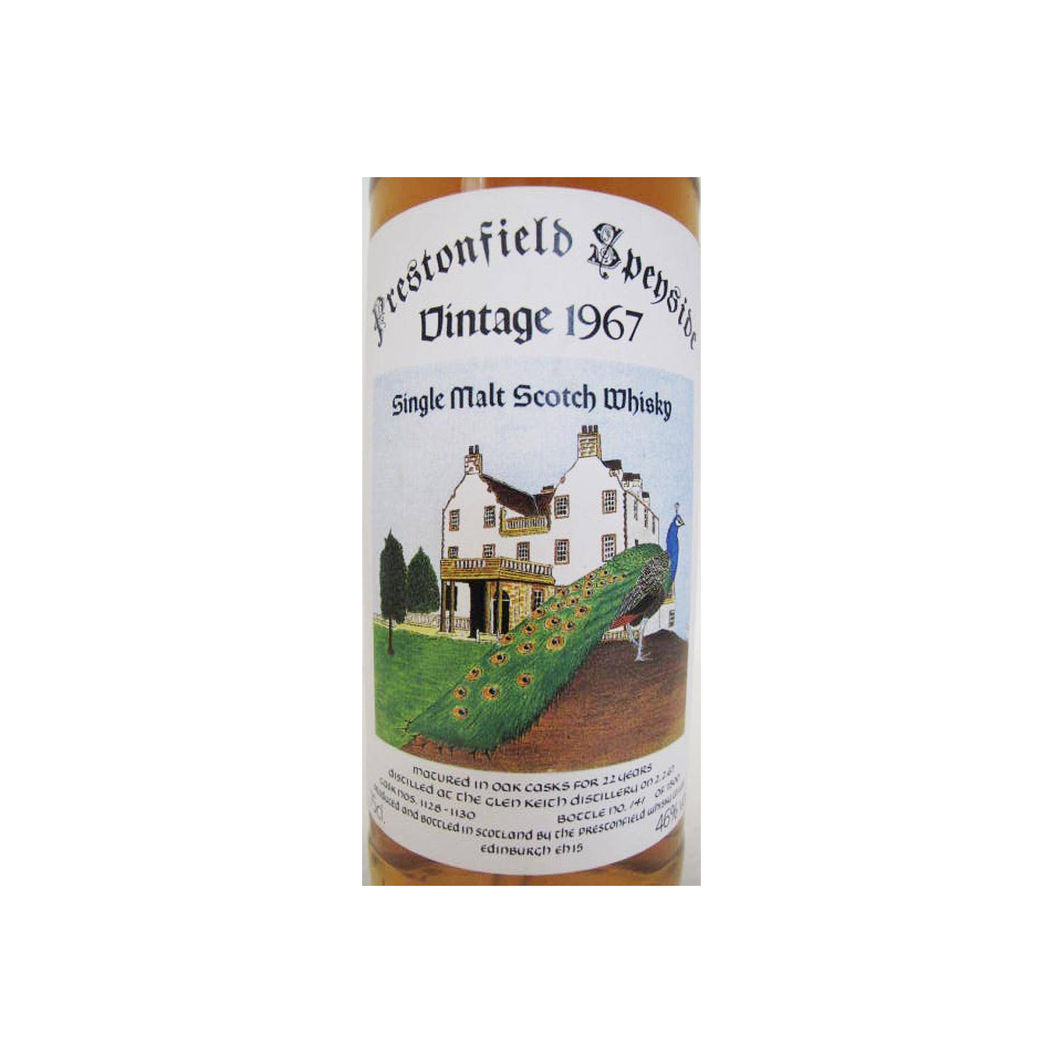 Glen Keith 1967 22 Years Single Malt Whisky 2