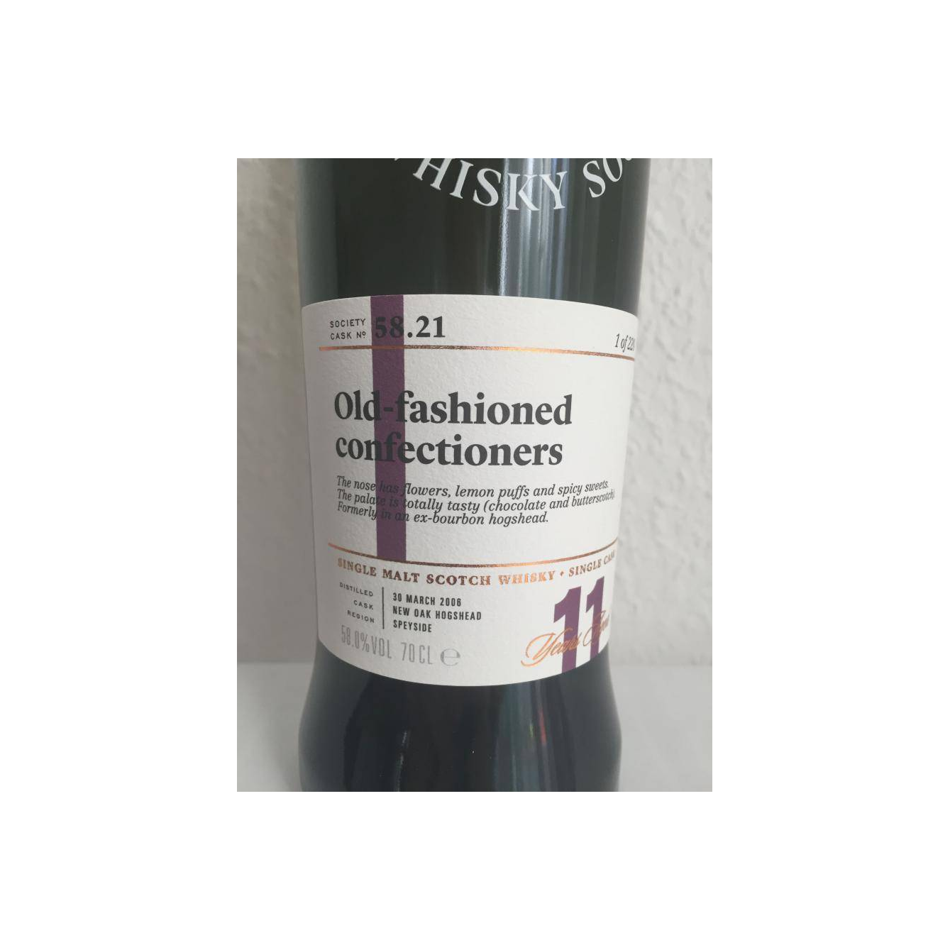 The Scotch Malt Whisky Society 2006 11 Years Single Malt Whisky 2
