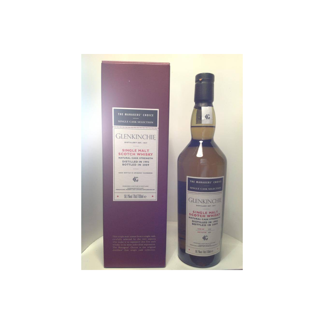 Glenkinchie 1992 17 Years Single Malt Whisky 2