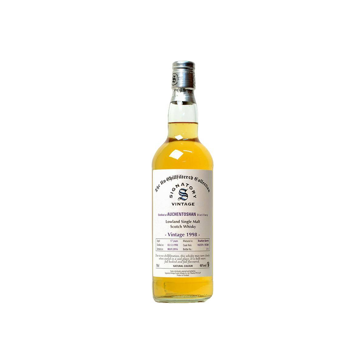 Auchentoshan The Un-Chillfiltered Collection 1998 17 Years Single Malt Whisky