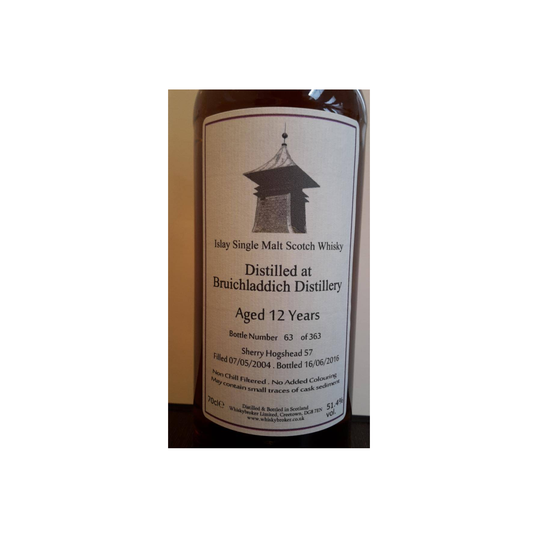 Bruichladdich 2004 12 Years Single Malt Whisky 2