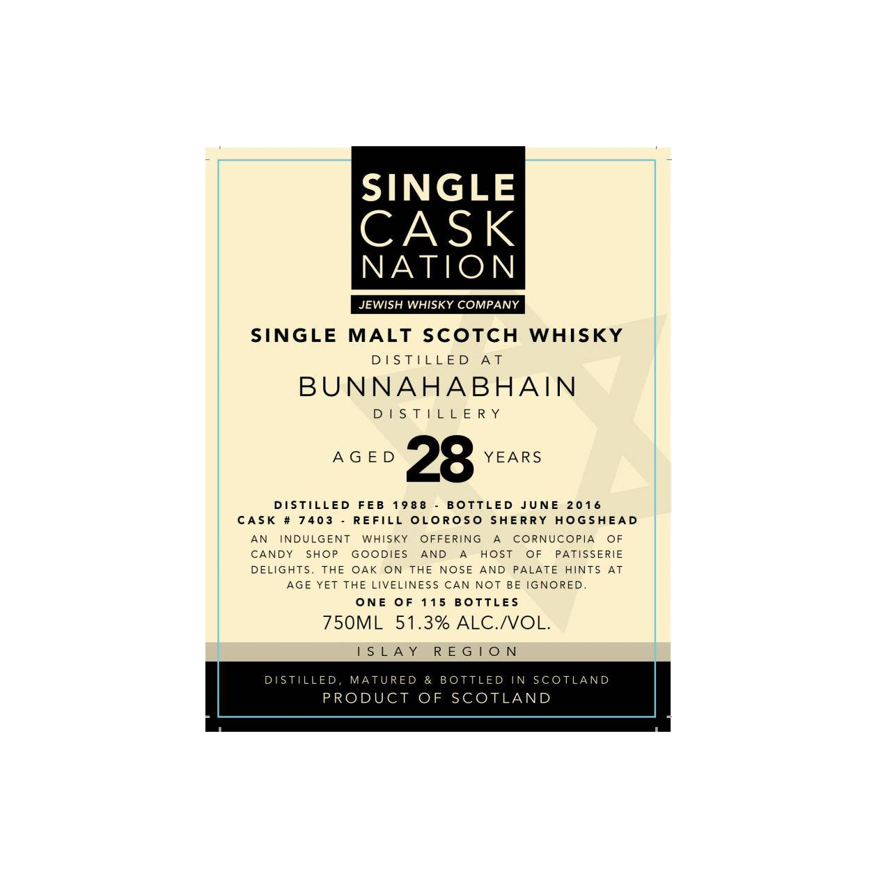 Bunnahabhain 1988 28 Years Single Malt Whisky 3
