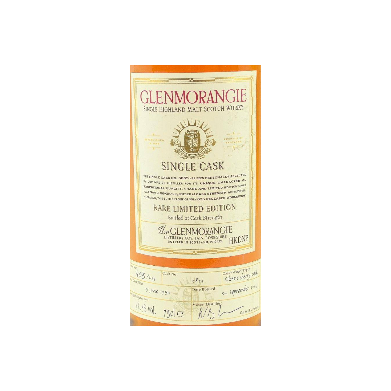 Glenmorangie Single Cask 1990 15 Years Single Malt Whisky 2