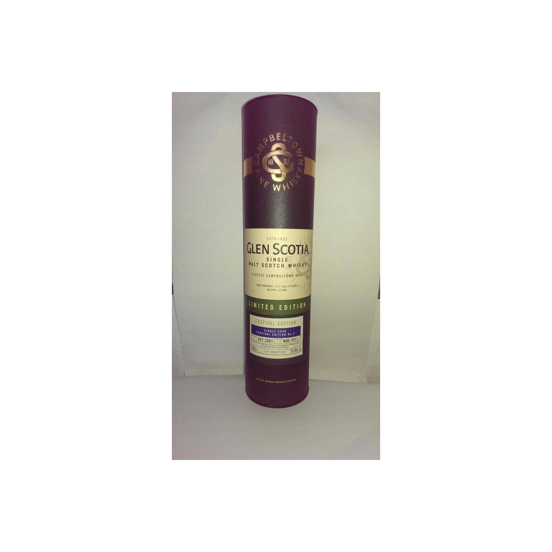 Glen Scotia 2001 15 Years Single Malt Whisky