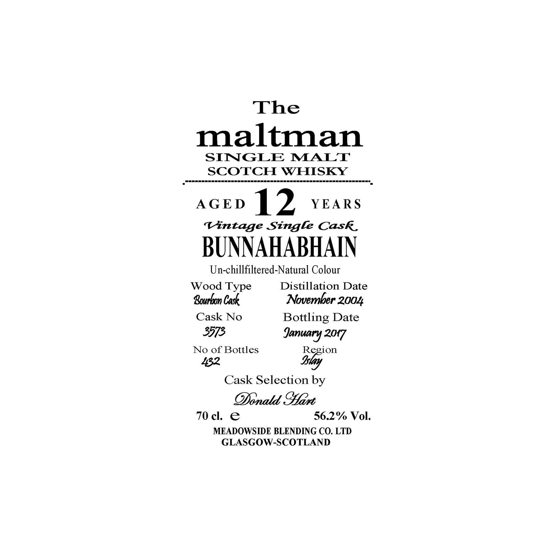 Bunnahabhain 2004 12 Years Single Malt Whisky 2