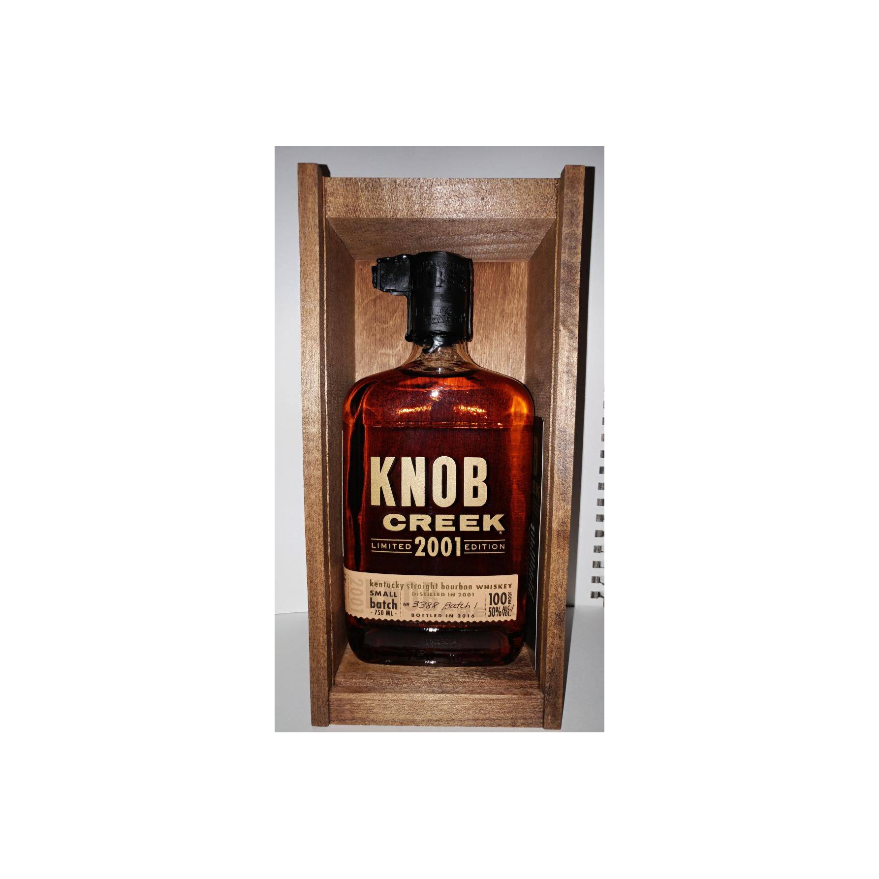 Knob Creek 2001 15 Years Bourbon Whisky