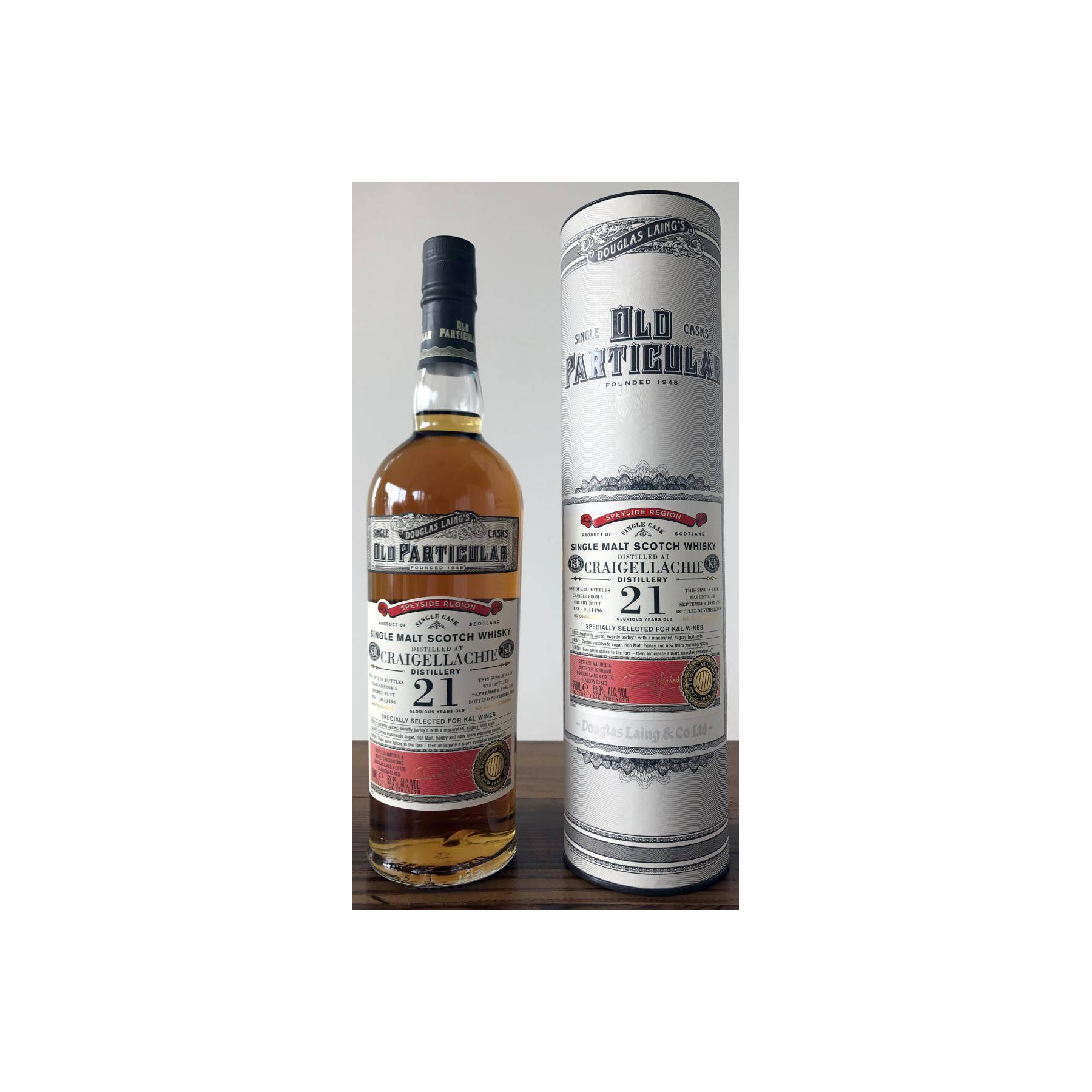 Craigellachie Old Particular 1995 21 Years Single Malt Whisky 3