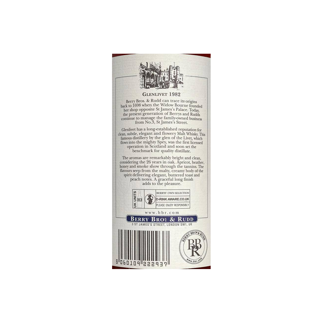 The Glenlivet 1982 26 Years Single Malt Whisky 3